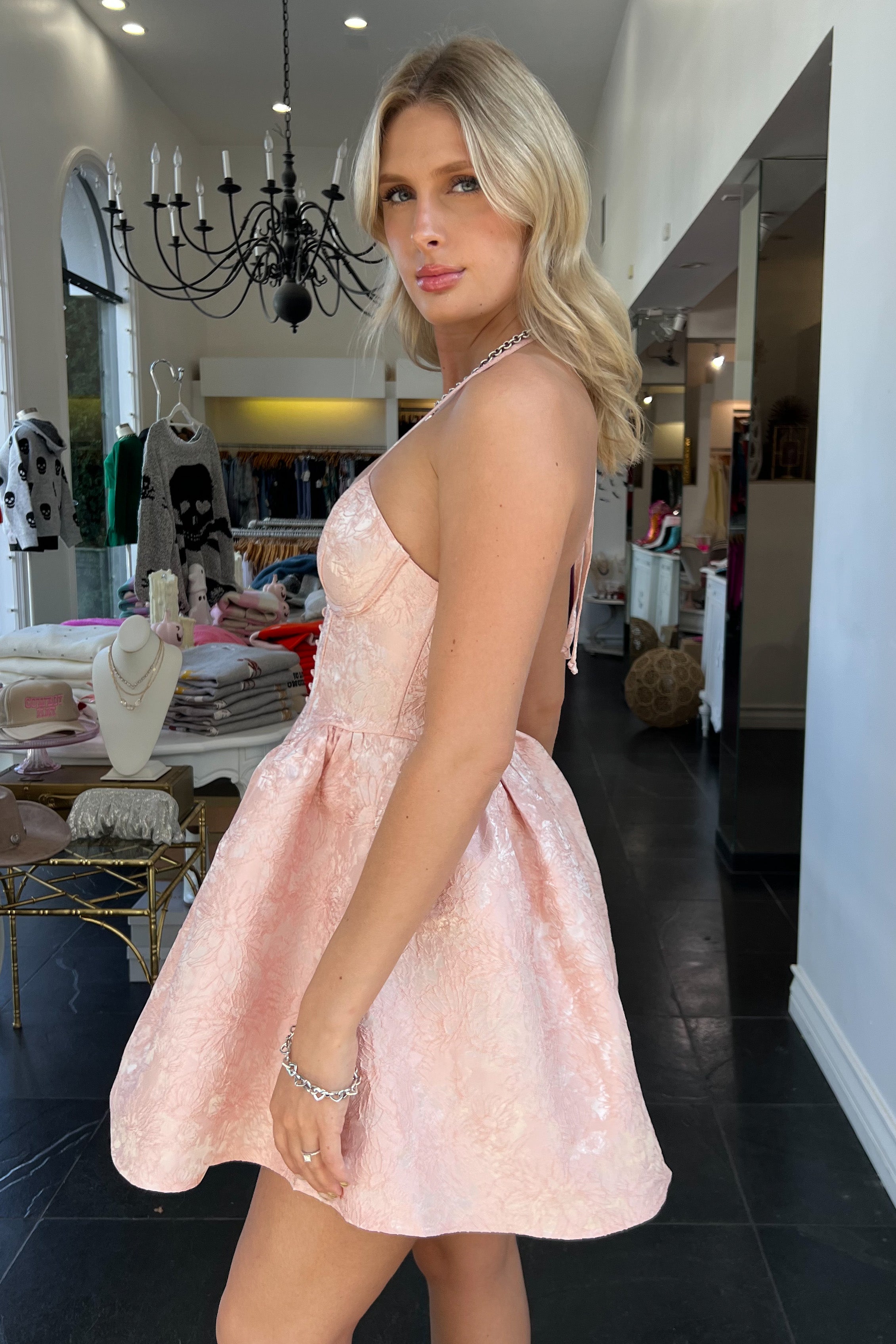 Bridgerton Dress-Baby Pink