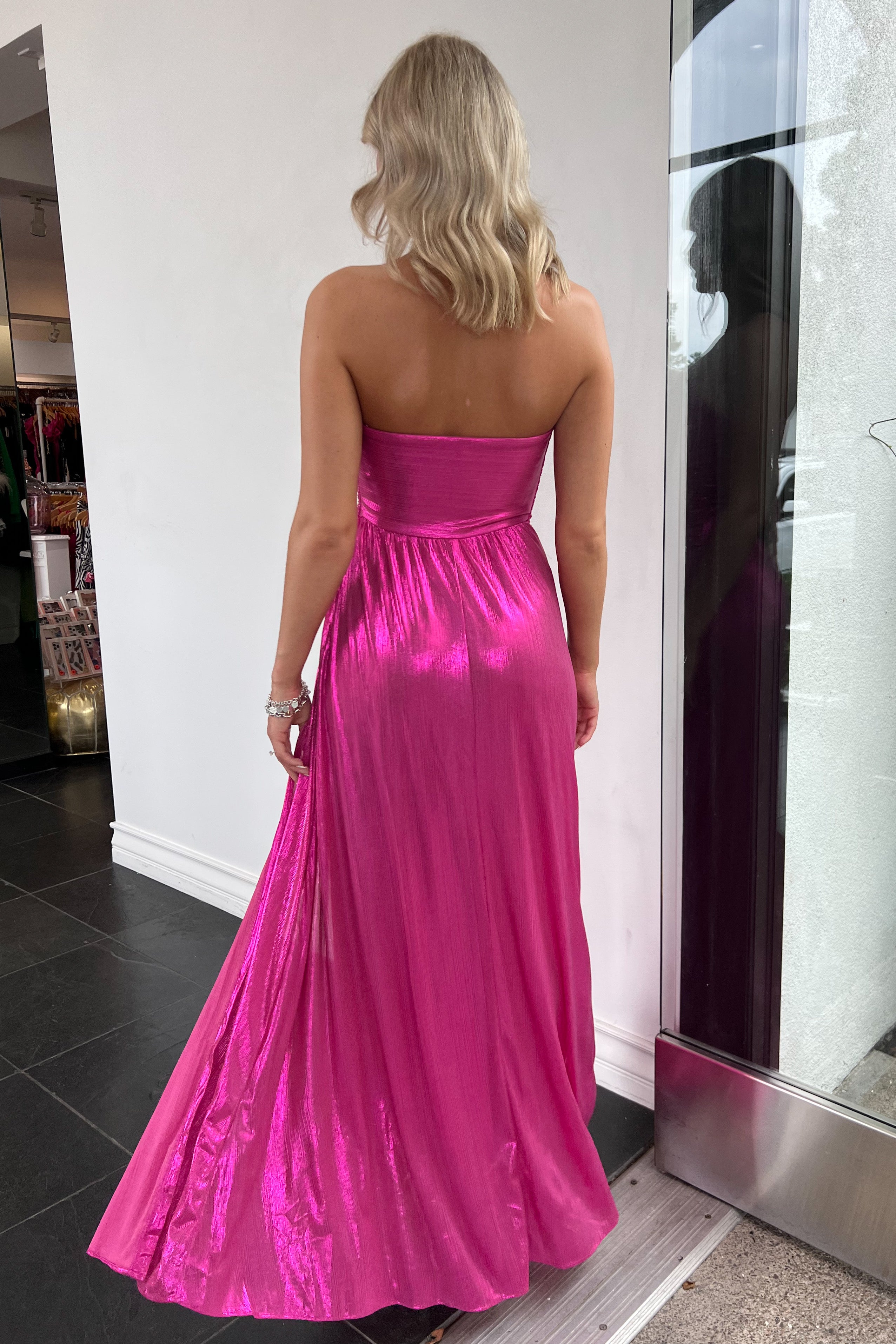 Athena Maxi Dress-Magenta