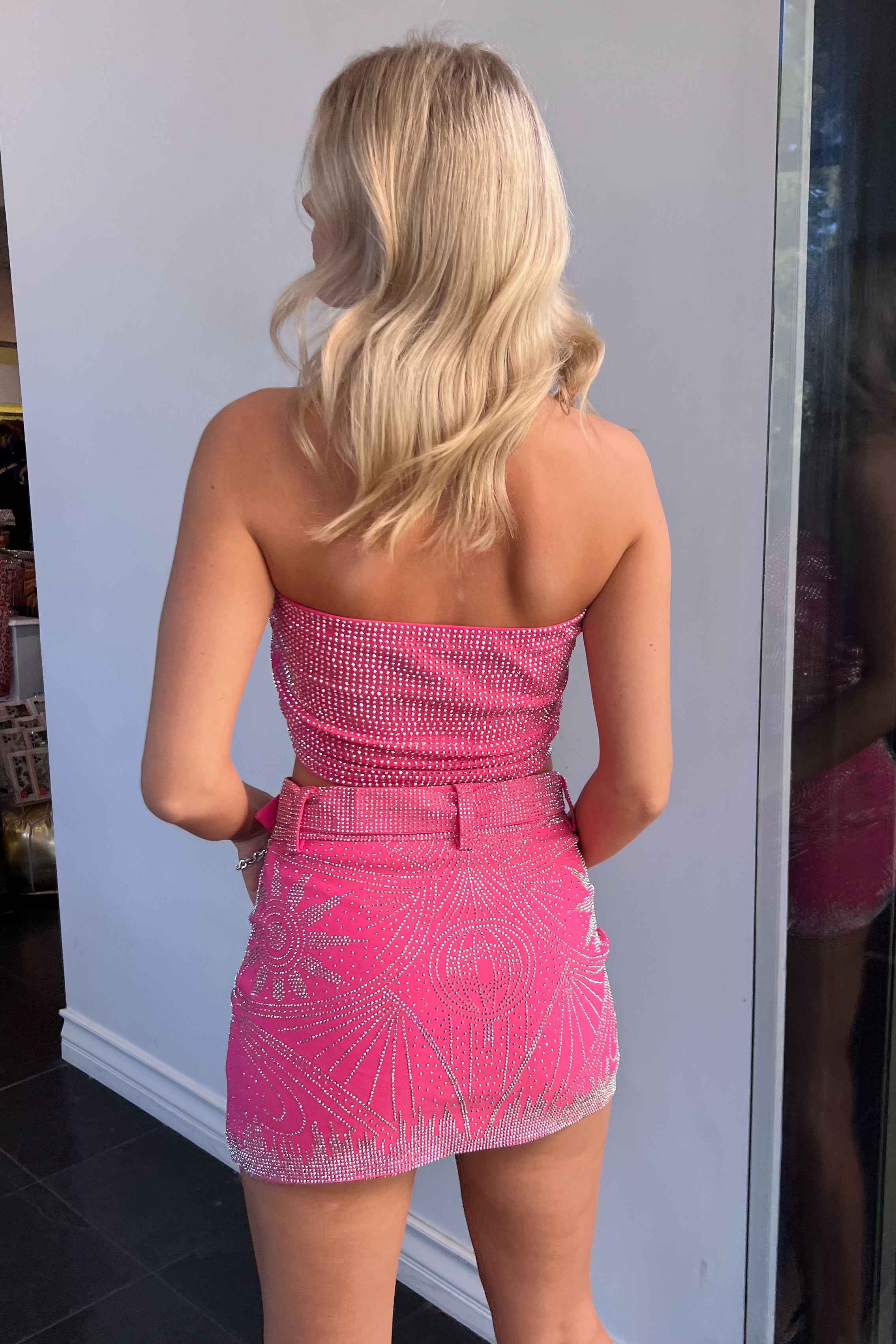 Sparkle City Top-Barbie Pink