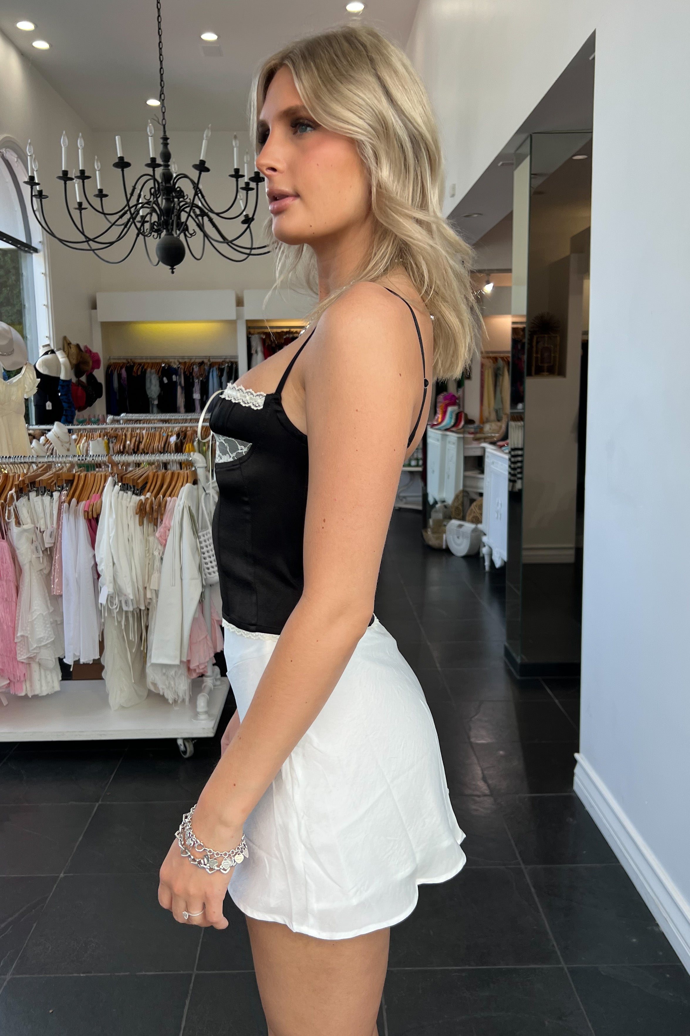 Sawyer Top-Black/Cream