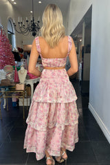 Beverly Hills Hotel Dress Set-Pink