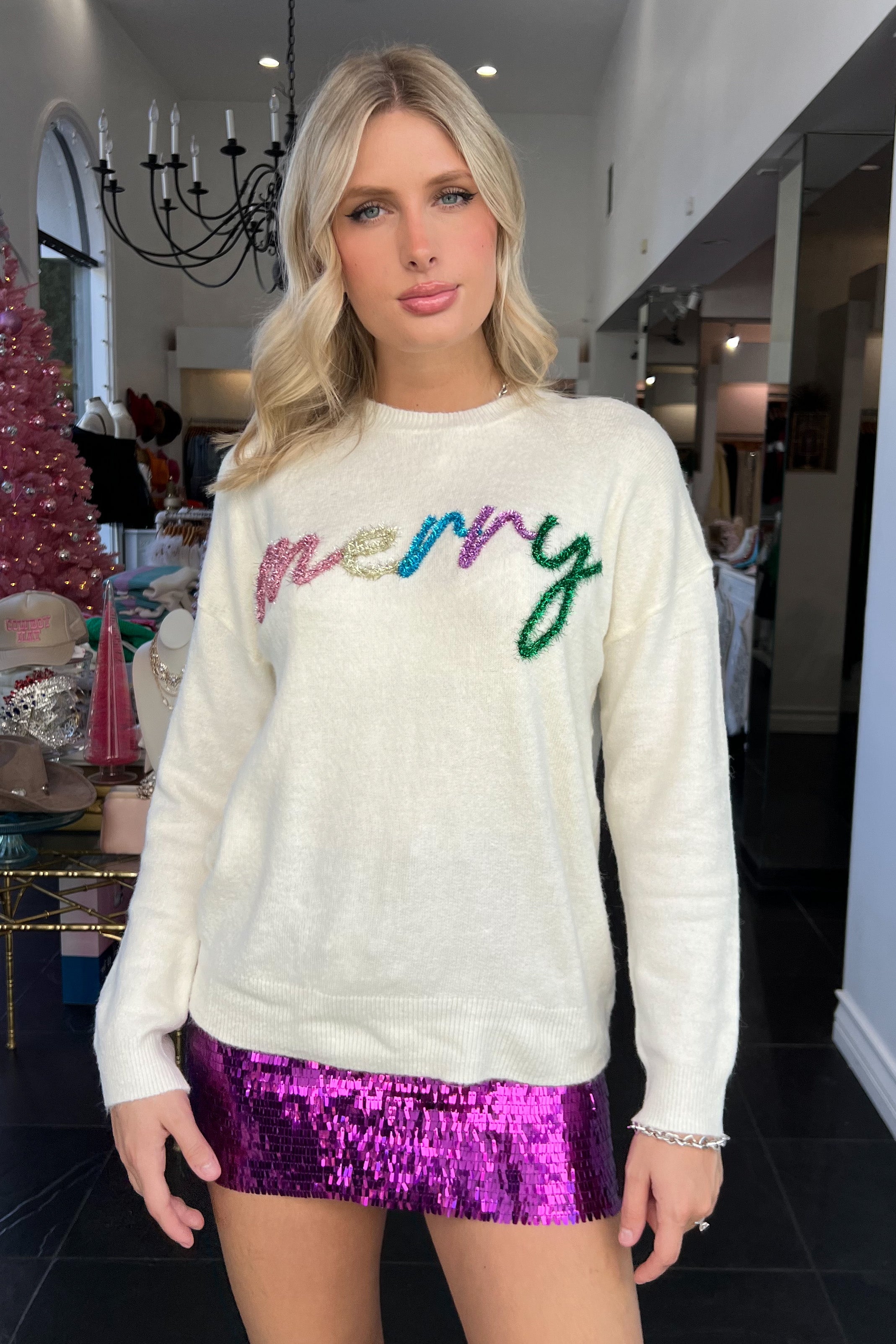 Kiss Me At Midnight Skirt-Purple