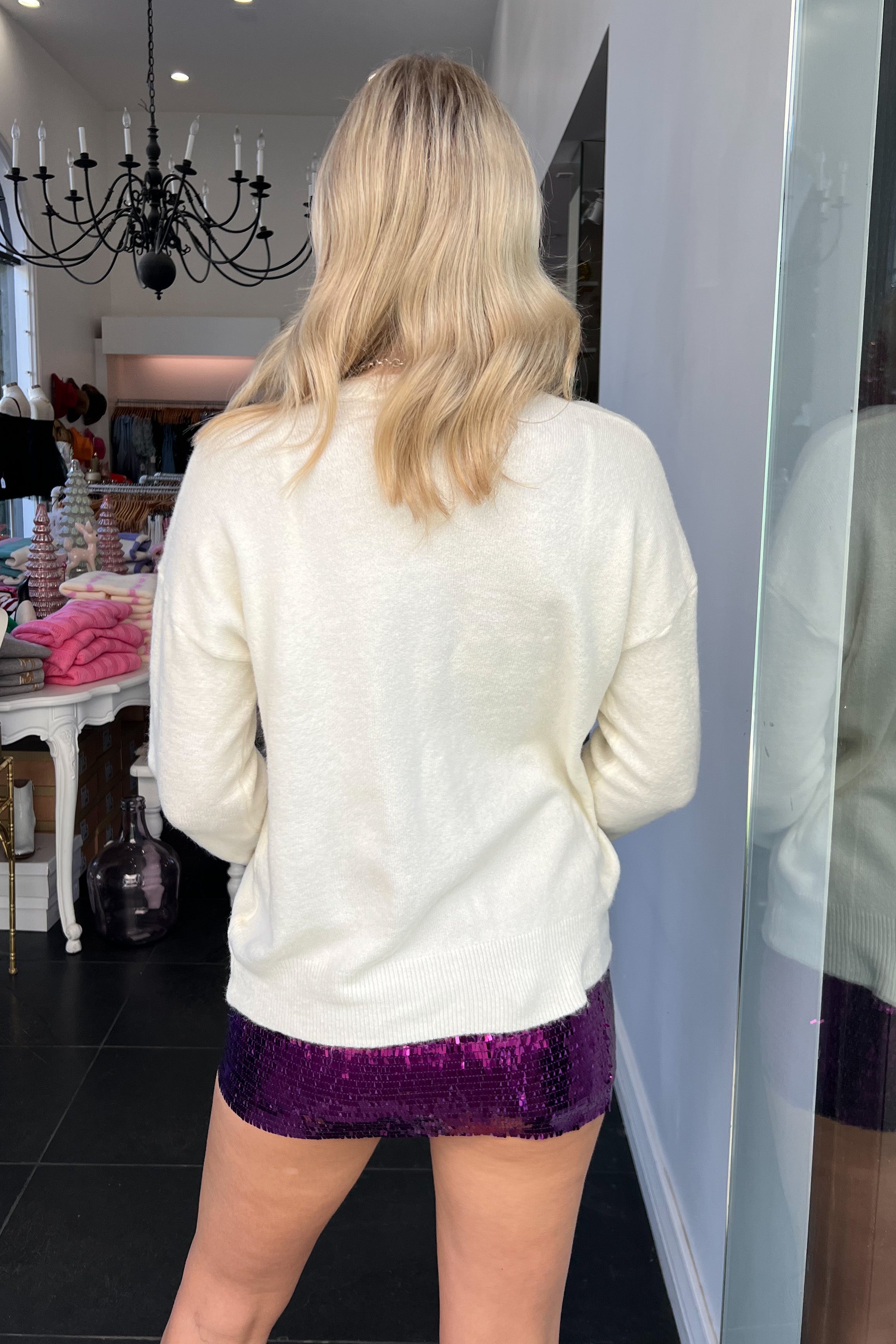 Kiss Me At Midnight Skirt-Purple