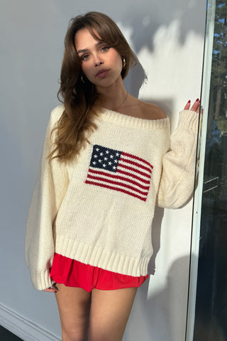 Top Down Scarf Top-Cream