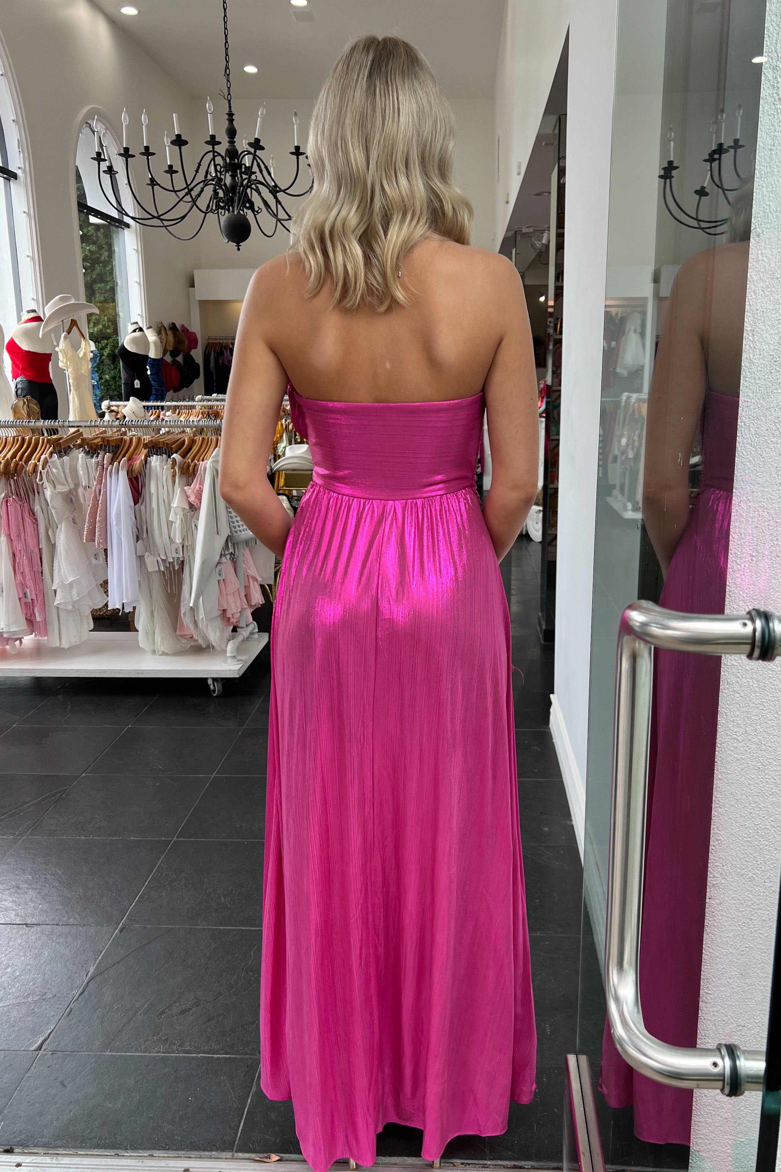 Athena Maxi Dress-Magenta