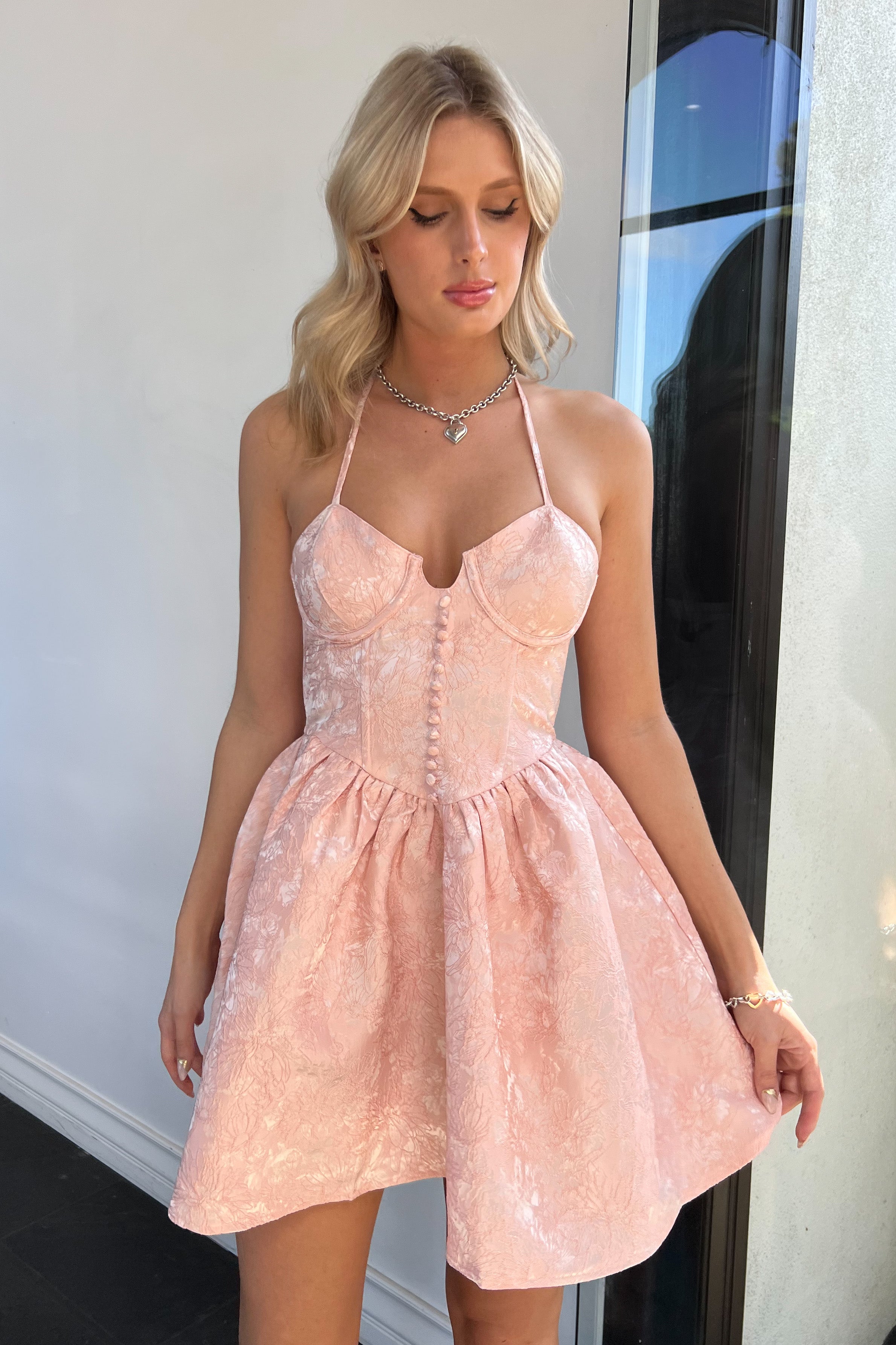 Bridgerton Dress-Baby Pink