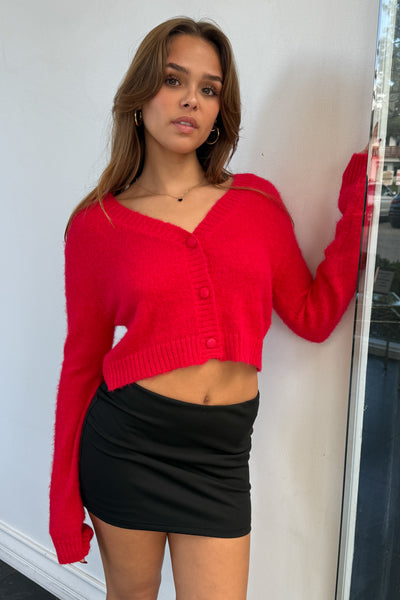 Lola cropped cardi sweater hotsell