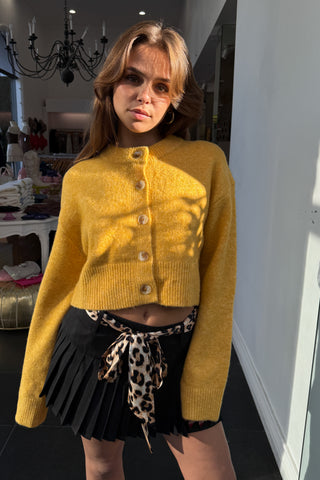 Top Down Scarf Top-Cream
