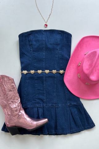 Shake + Shimmer Cowboy Hat-Neon Pink