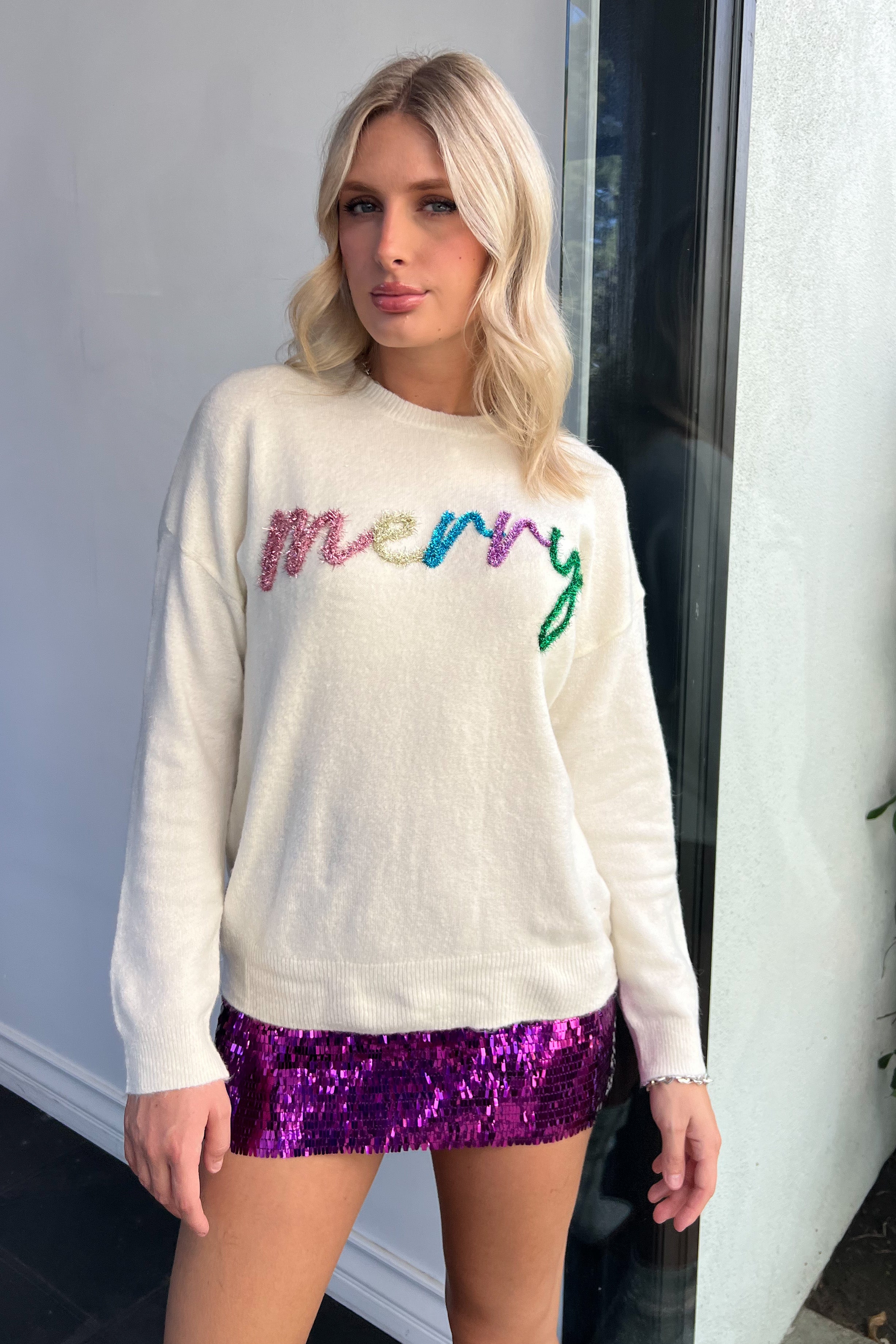 Kiss Me At Midnight Skirt-Purple