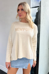 Newport Sweater-Natural