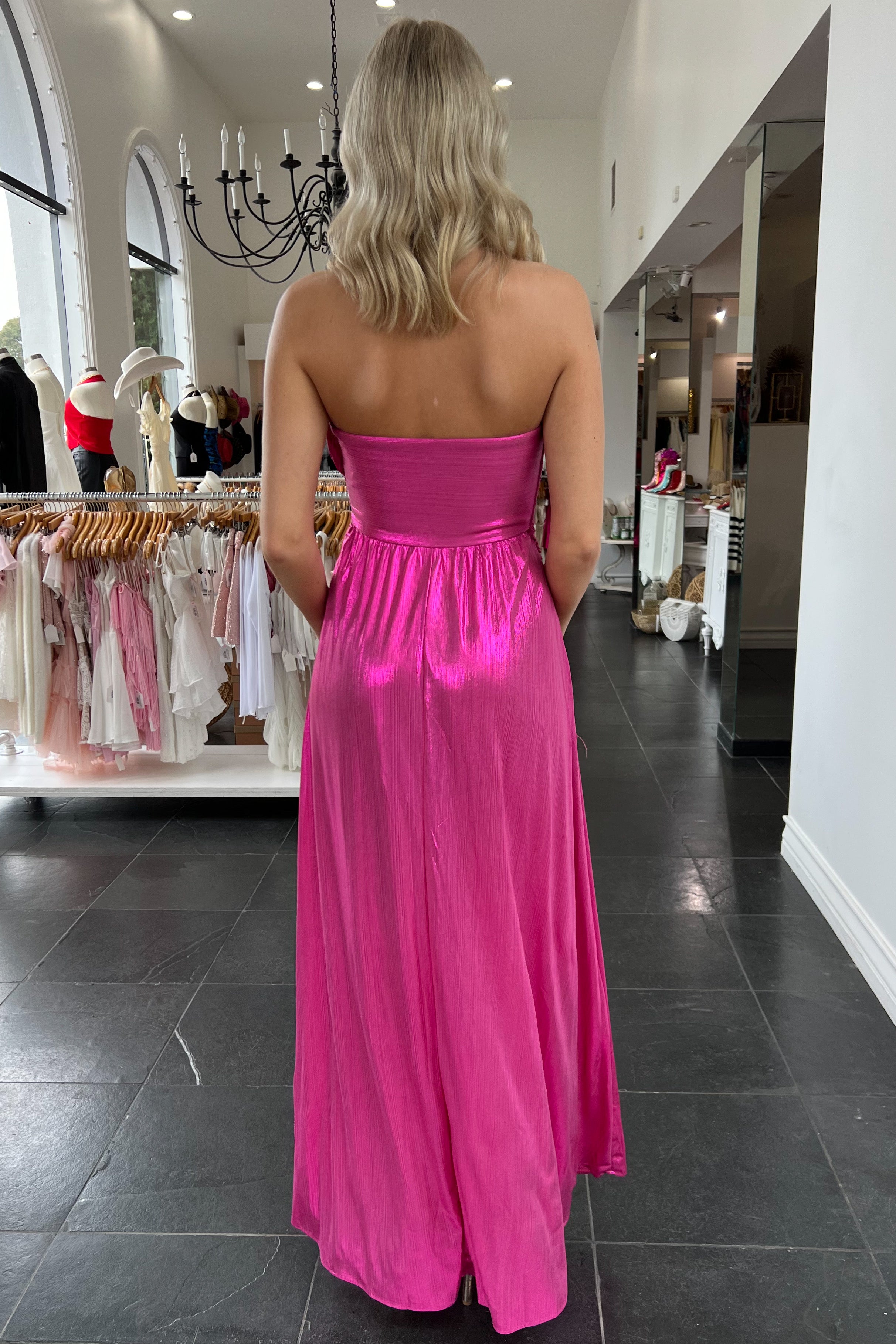 Athena Maxi Dress-Magenta