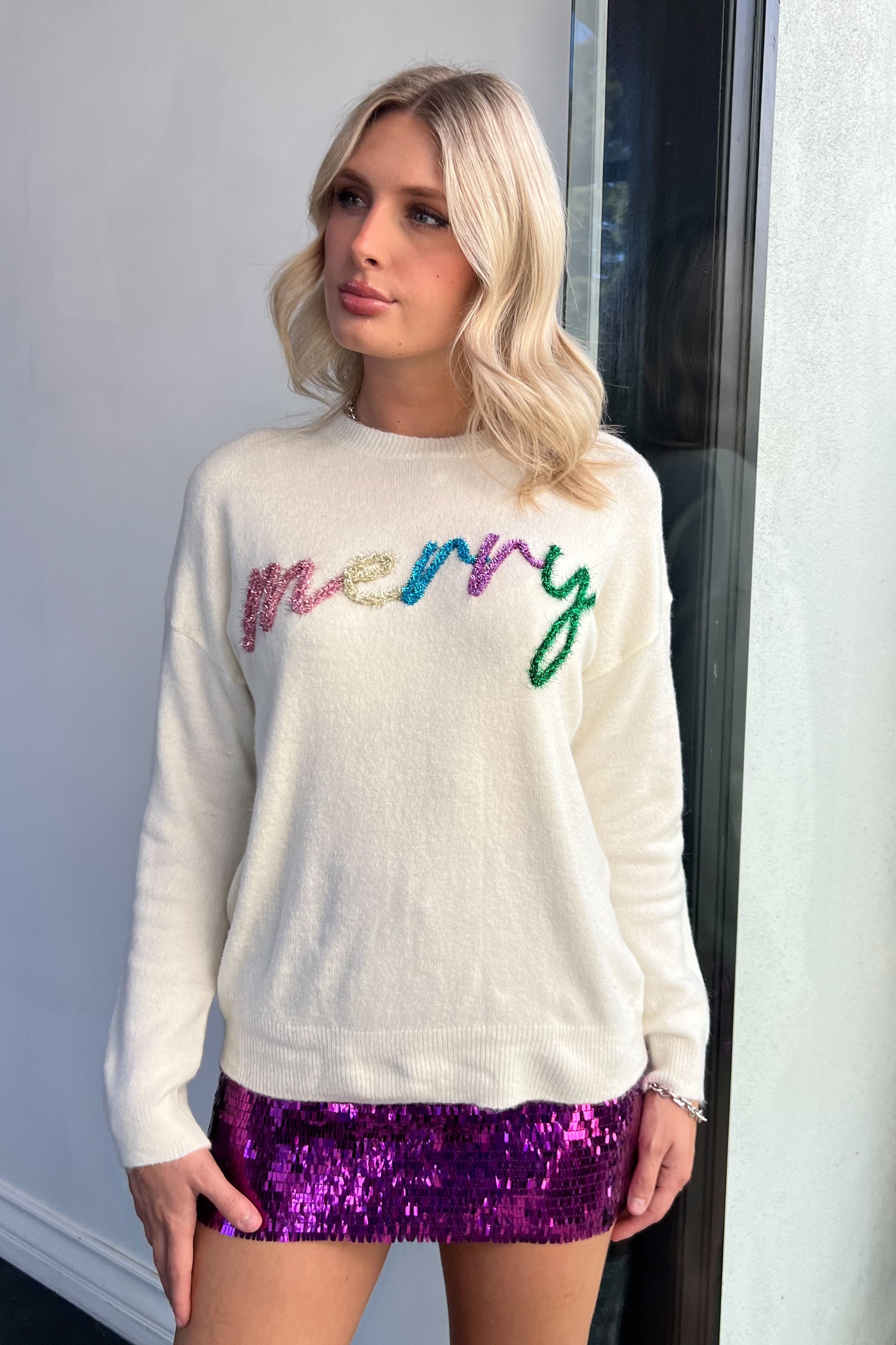 Kiss Me At Midnight Skirt-Purple