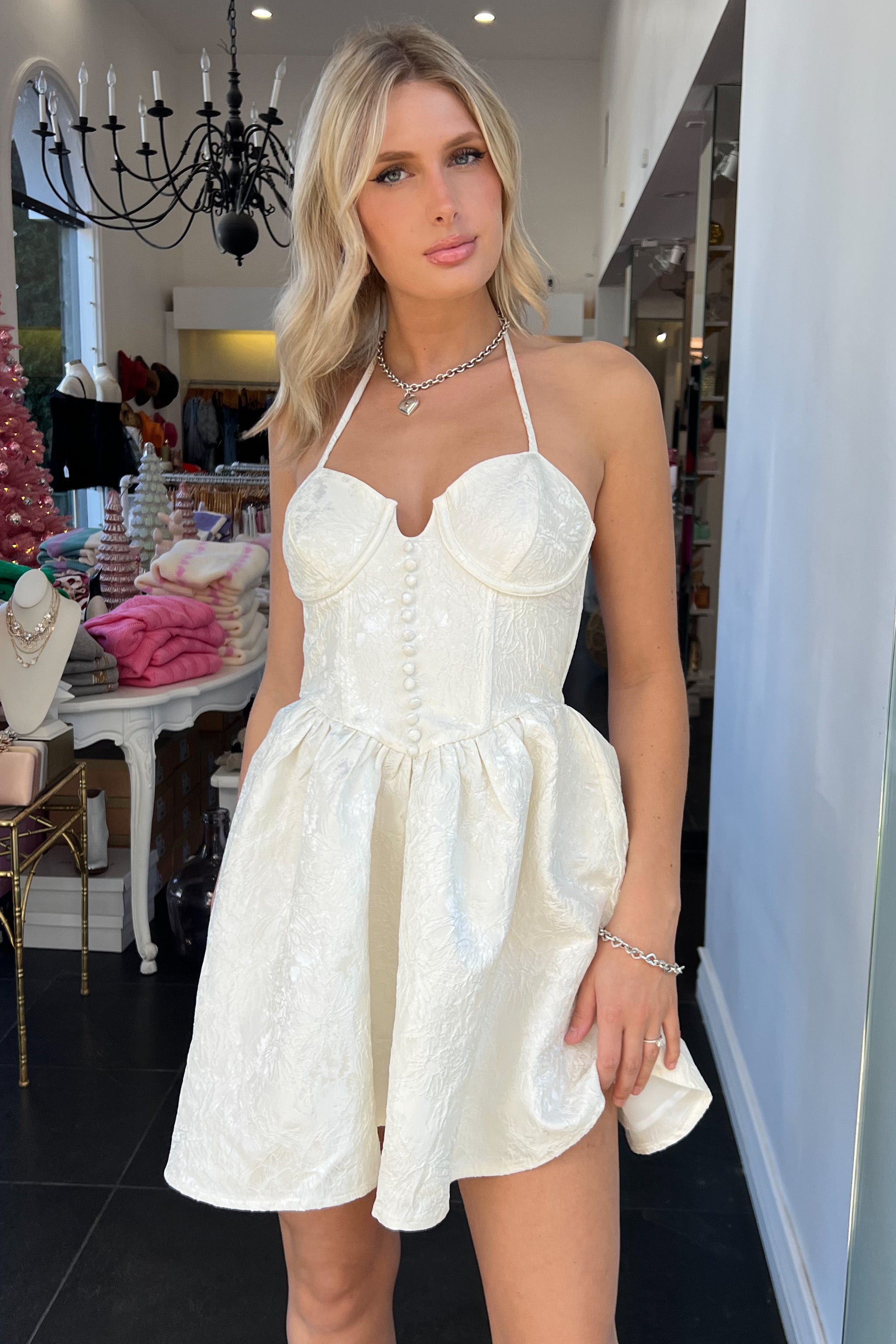 Bridgerton Dress-Ivory