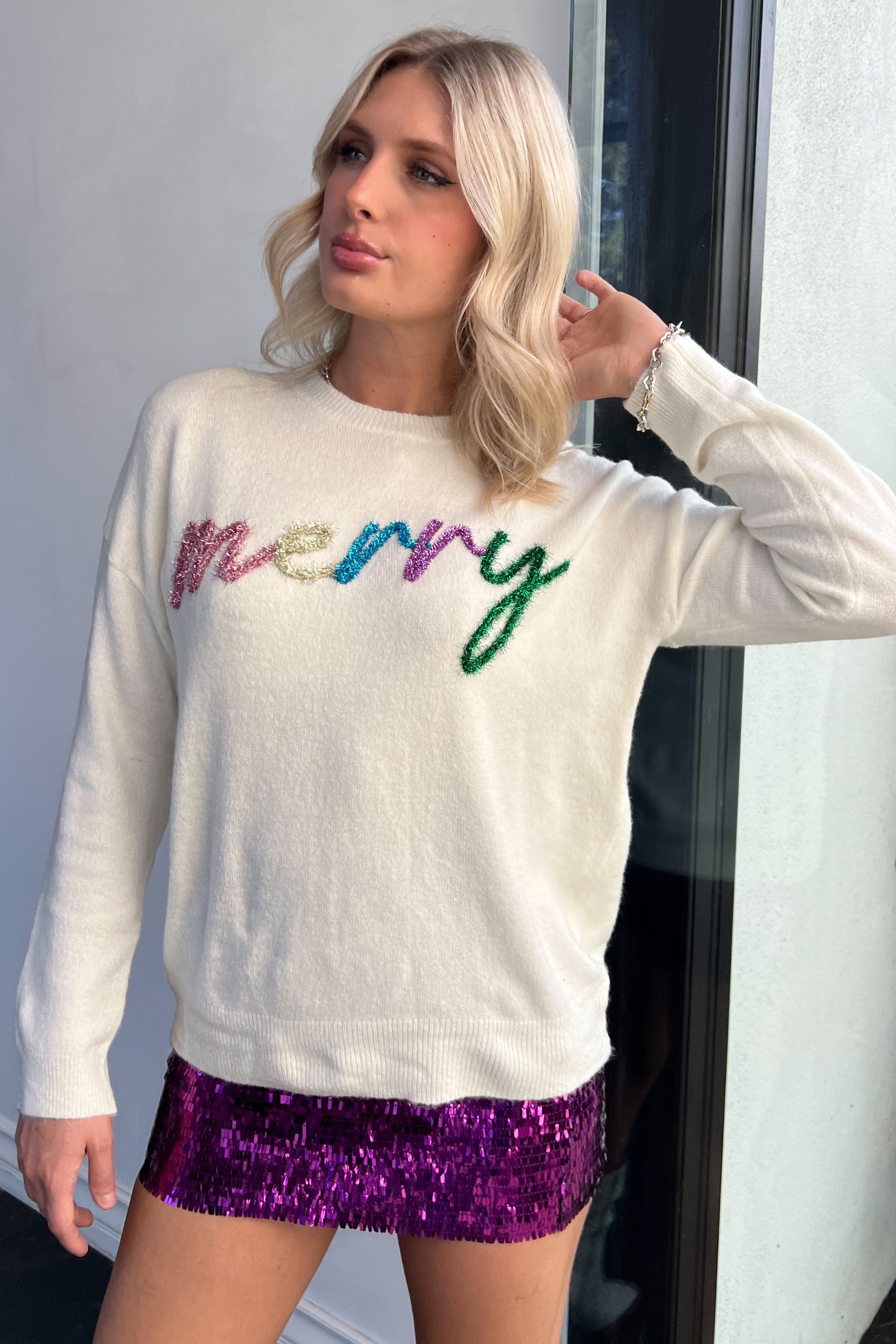 Kiss Me At Midnight Skirt-Purple