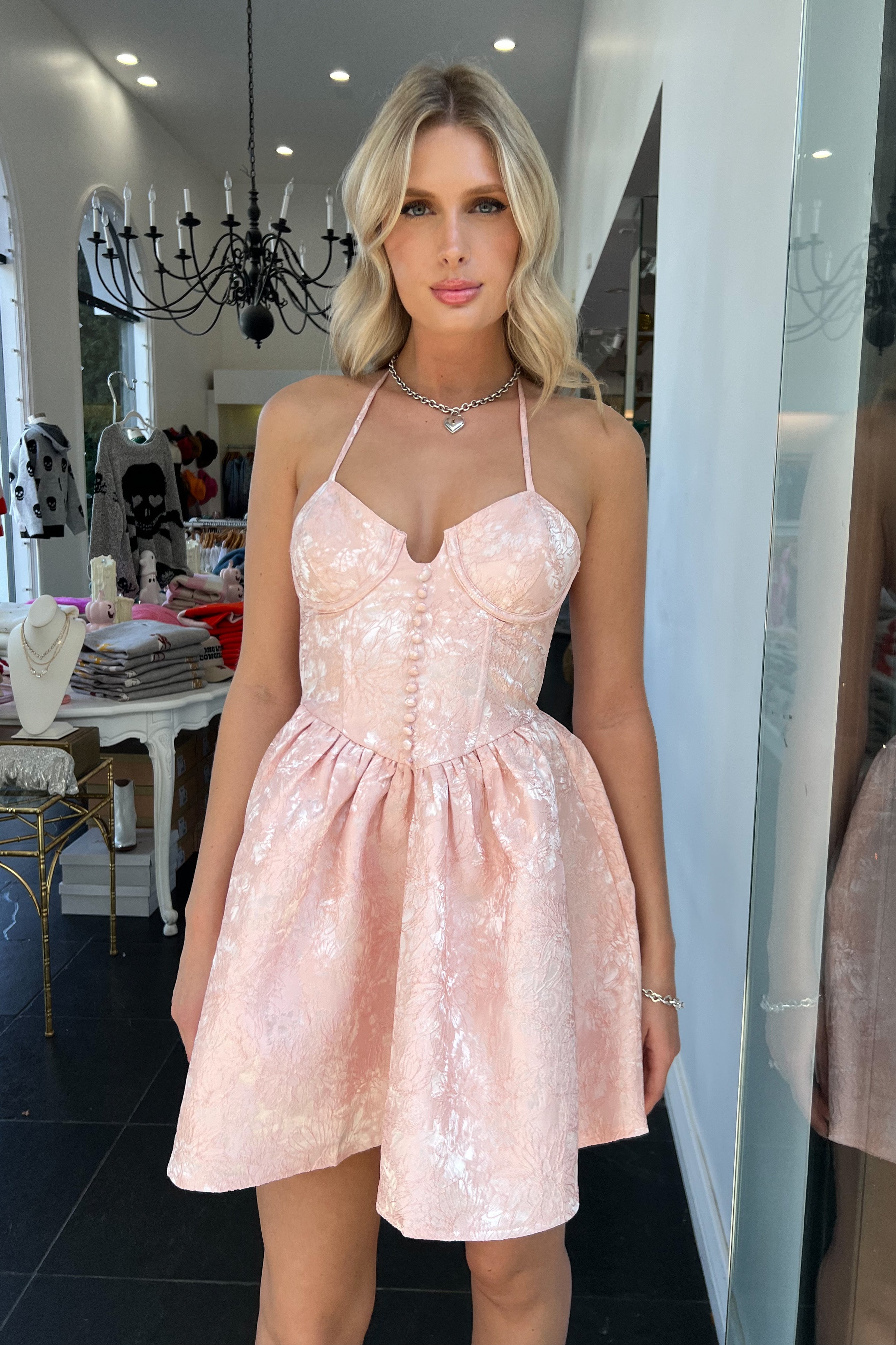 Bridgerton Dress-Baby Pink
