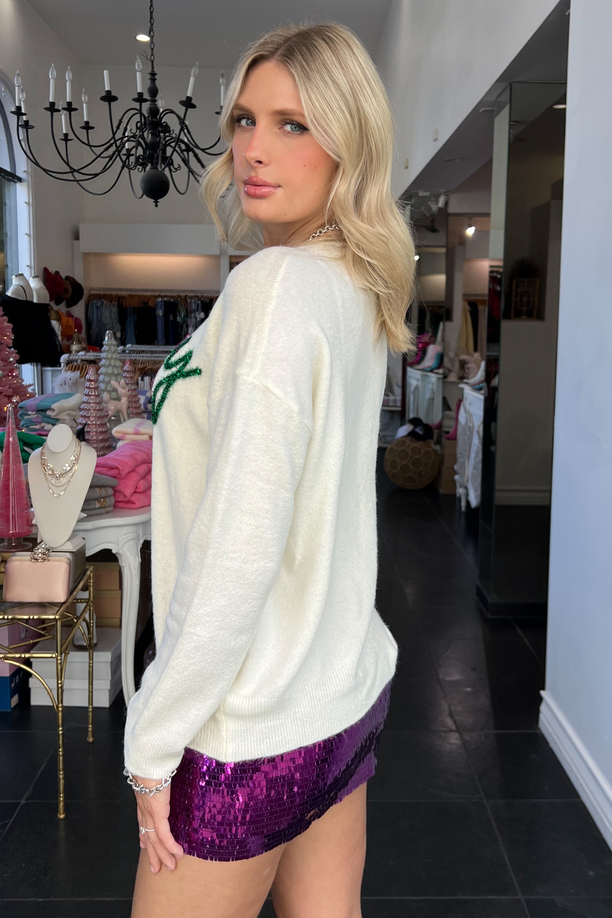 Kiss Me At Midnight Skirt-Purple