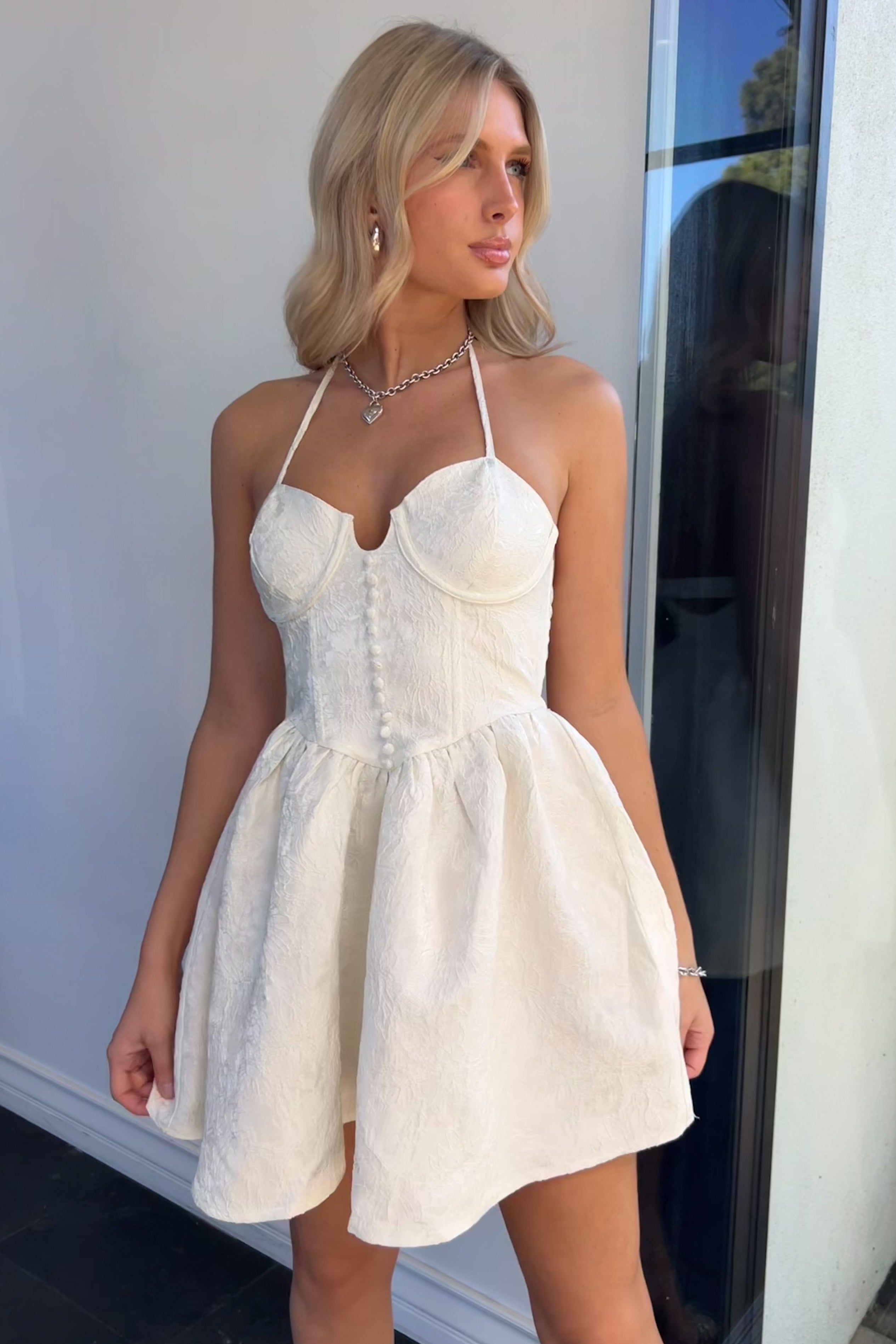 Bridgerton Dress-Ivory