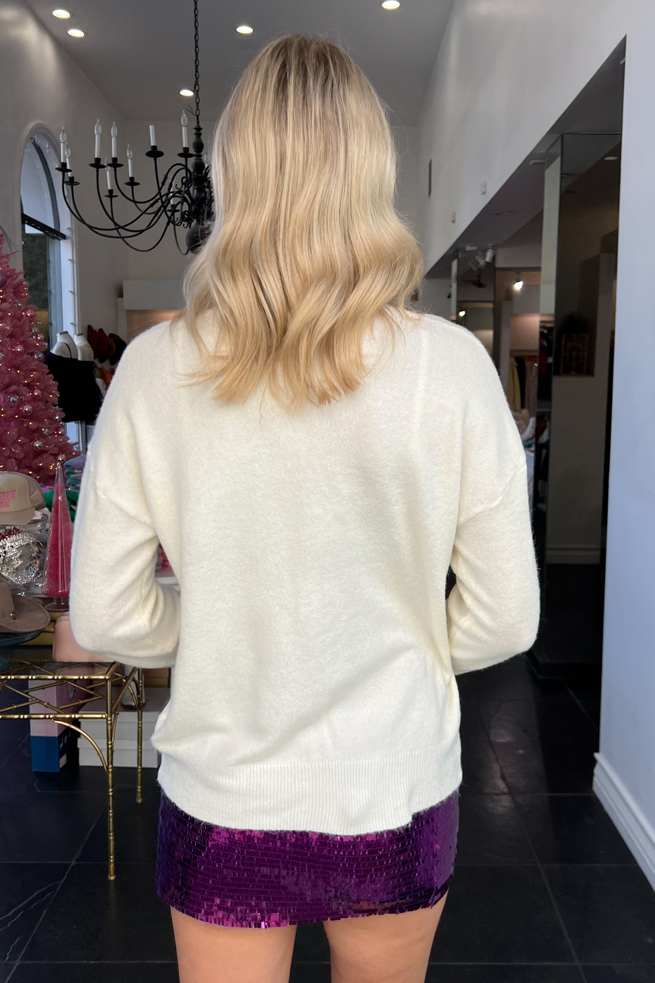 Kiss Me At Midnight Skirt-Purple