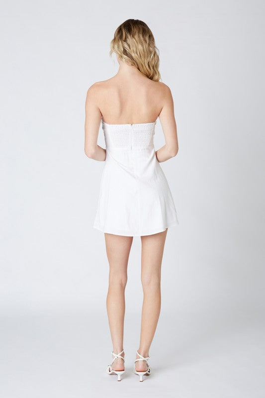 Catania Dress-White