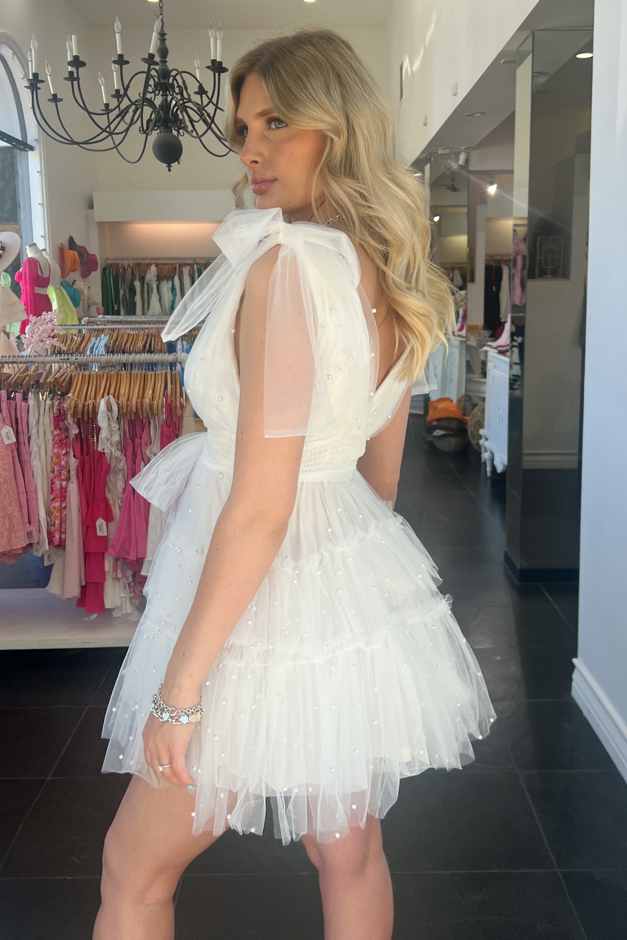 Bridal Moment In Como Dress-White