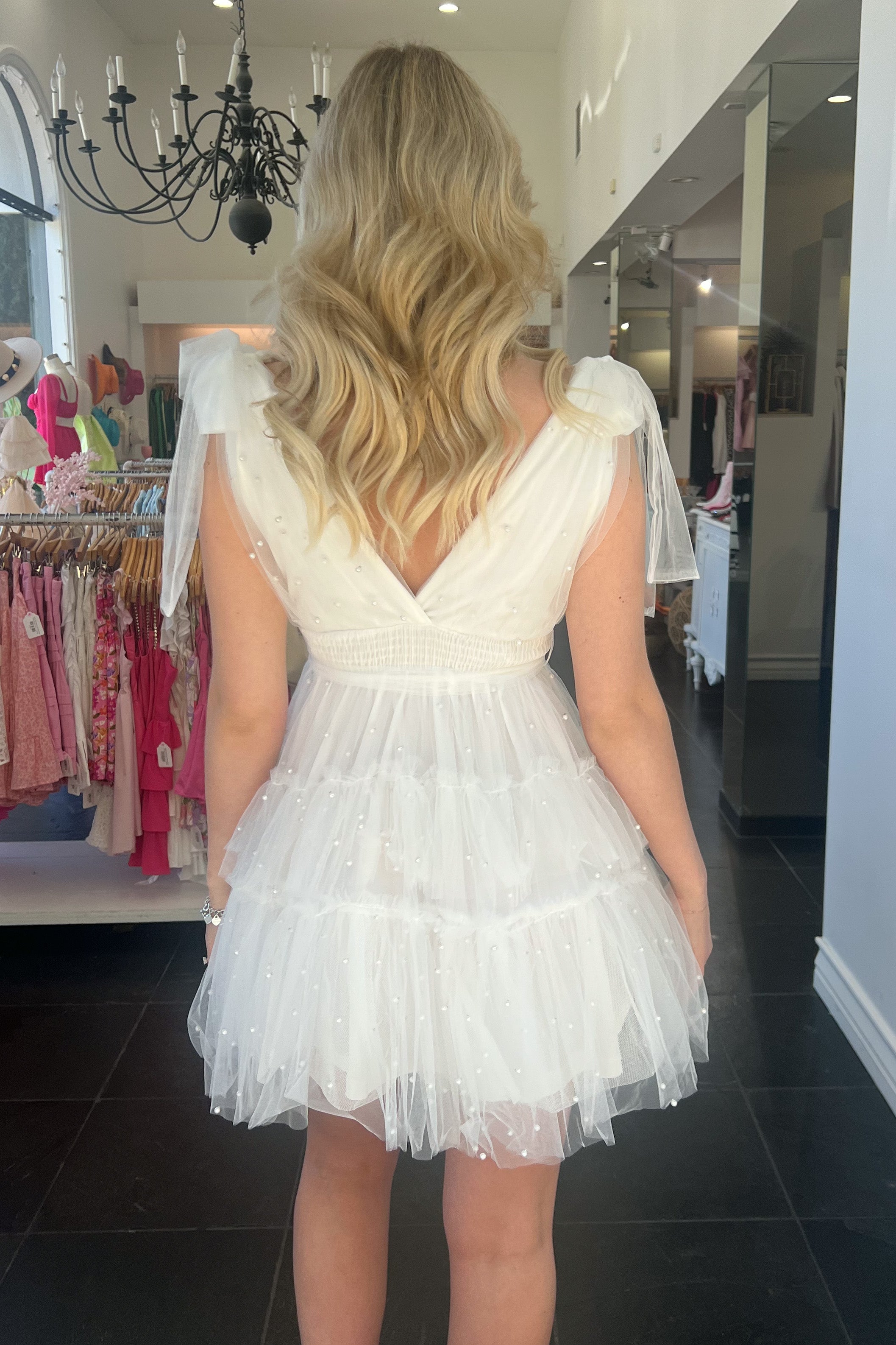 Bridal Moment In Como Dress-White