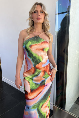 Angelina Dress-Apricot