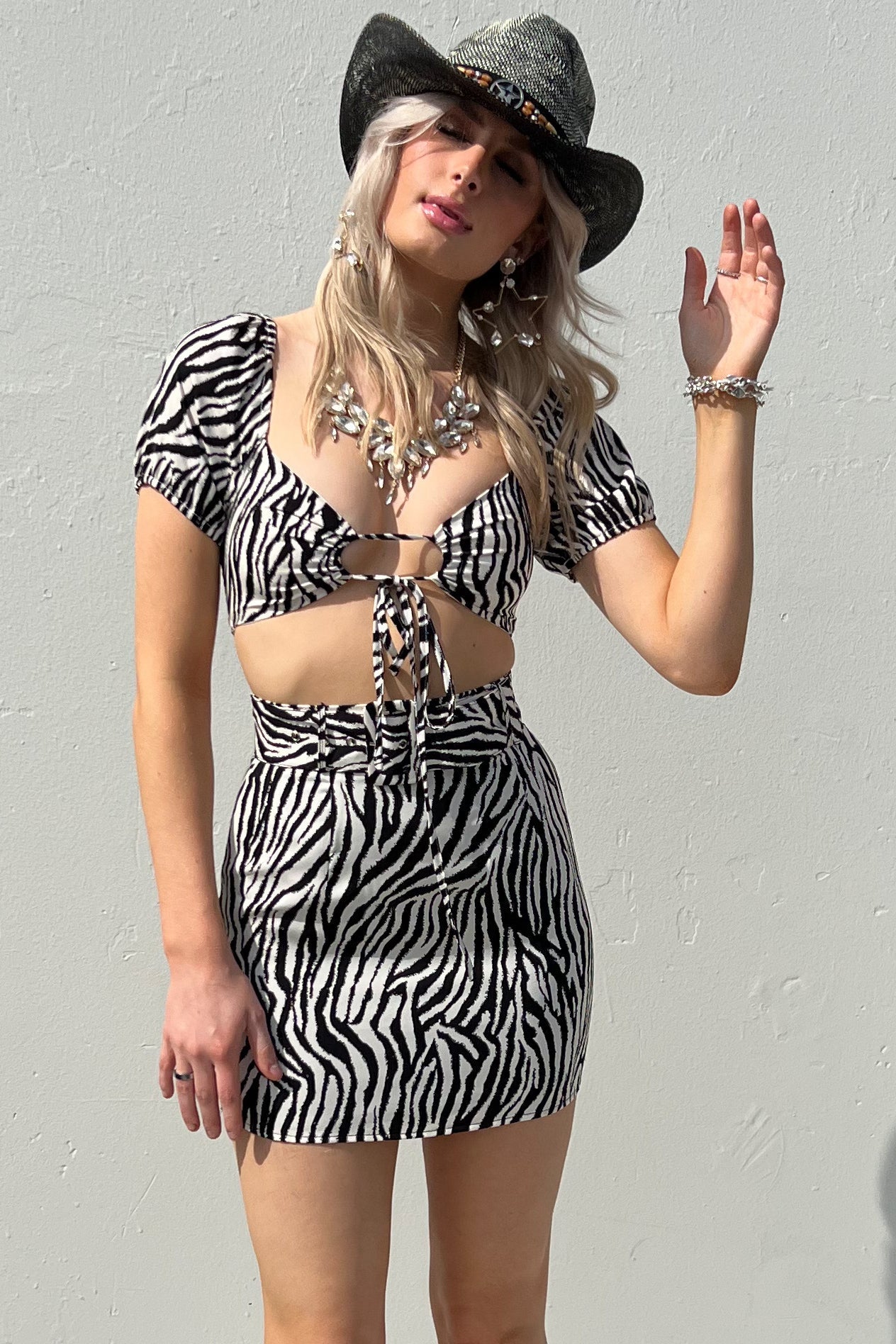 Wild About You Top-White + Black