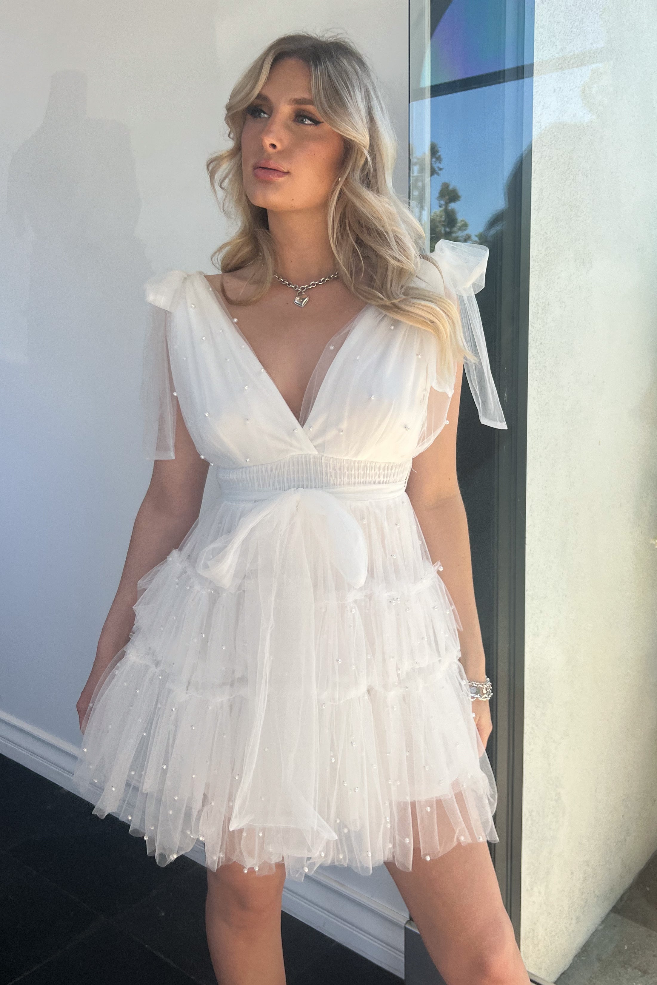 Bridal Moment In Como Dress-White