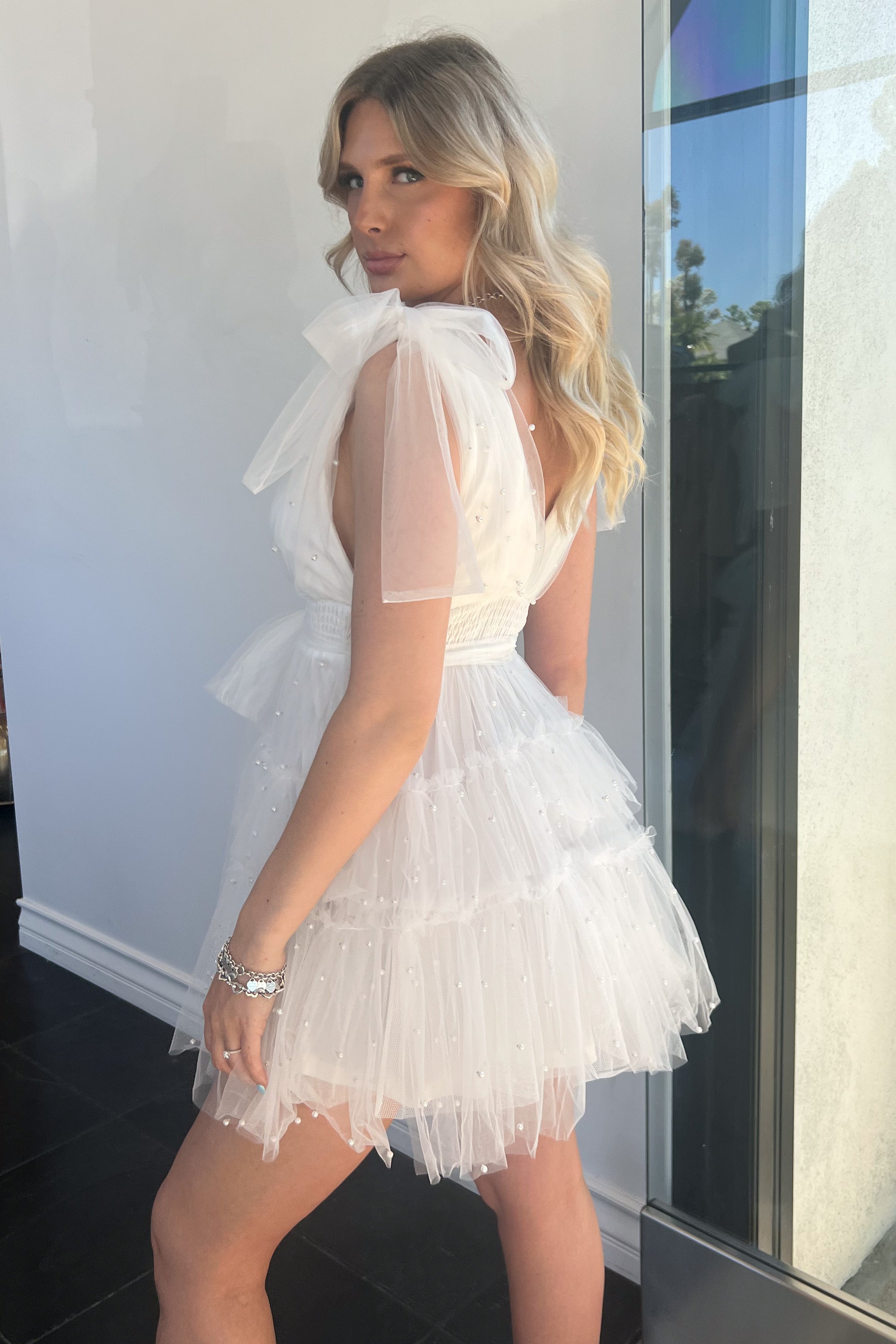 Bridal Moment In Como Dress-White