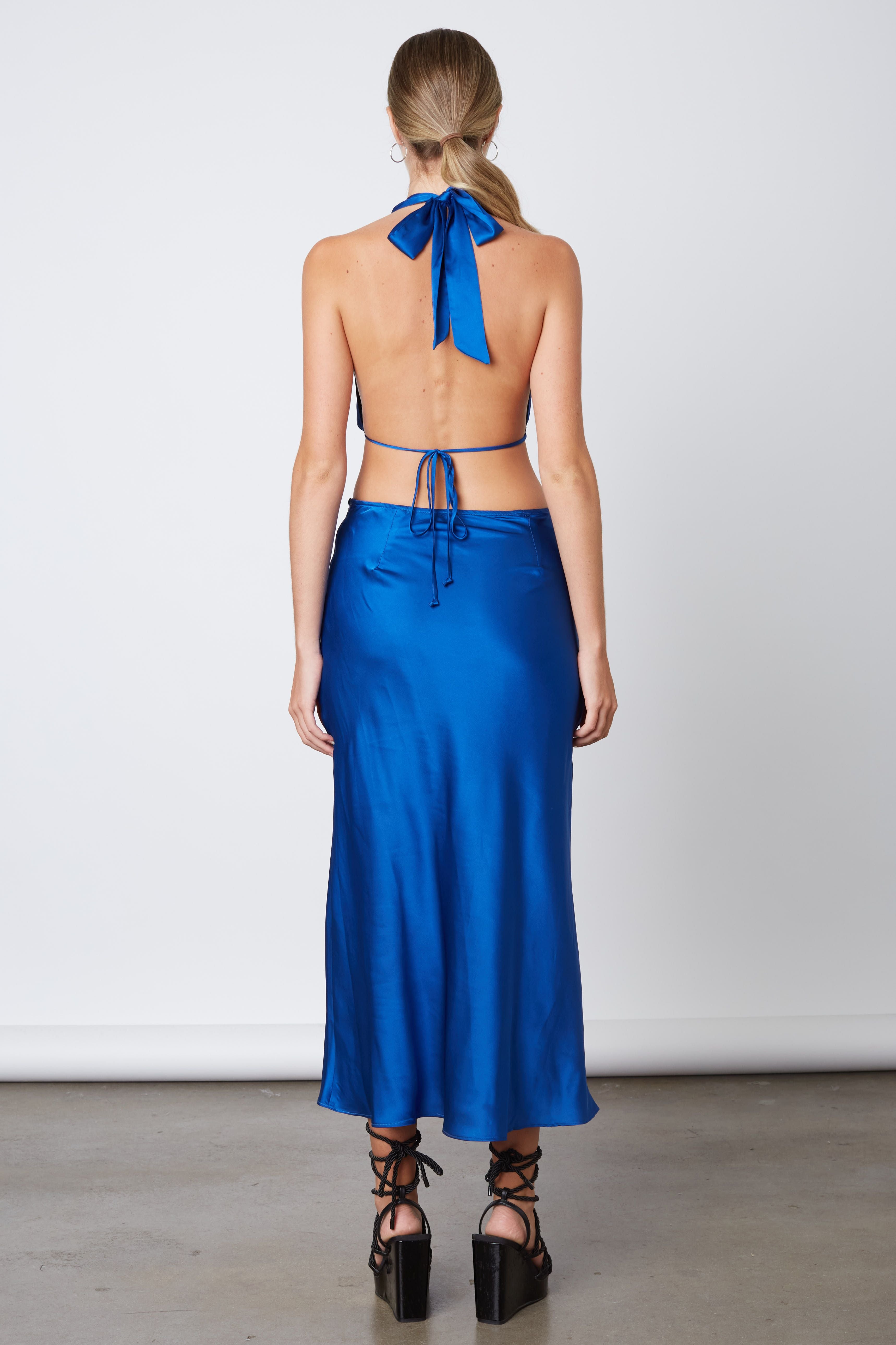 Punta Cana Maxi Dress-Cobalt