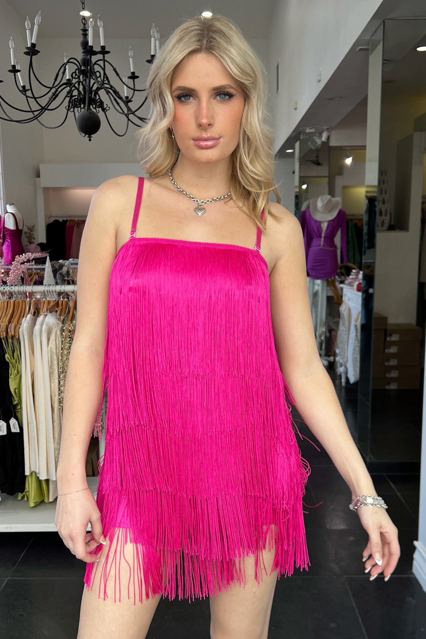 Musgraves Dress-Hot Pink