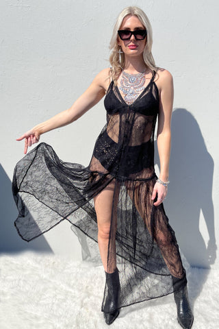 Tulum Mini Dress-Brown