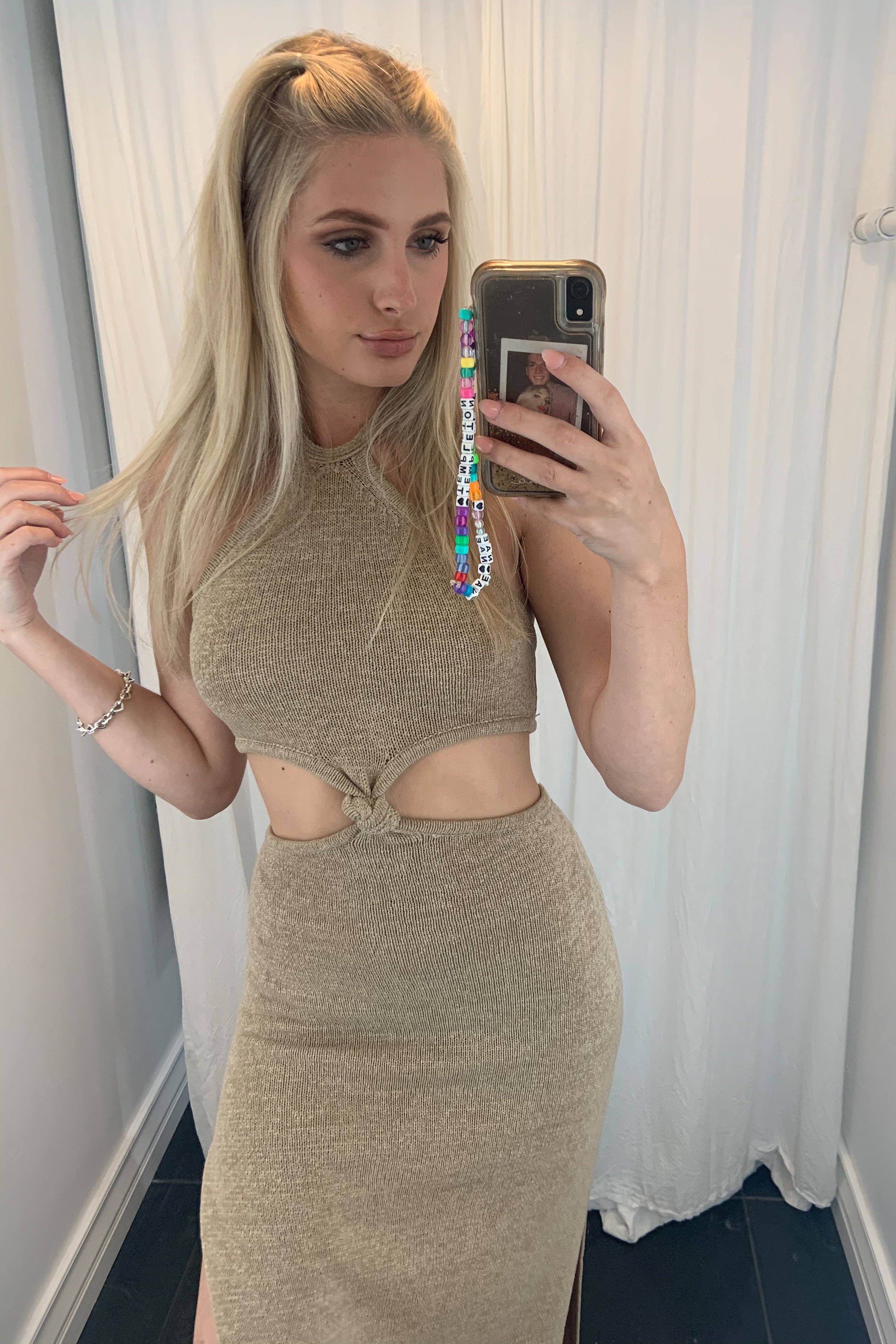 Riviera Maxi Dress-Taupe
