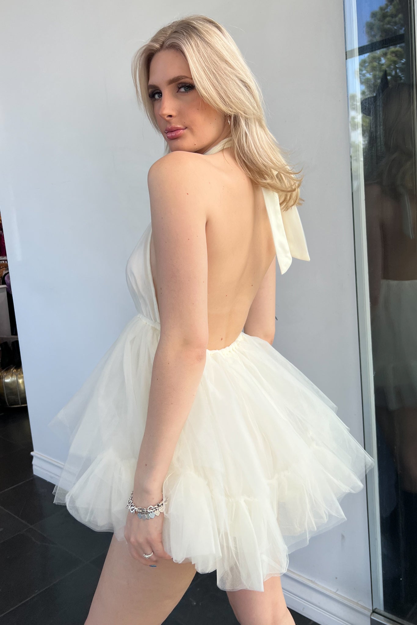 Princess Diaries Dress-Cream