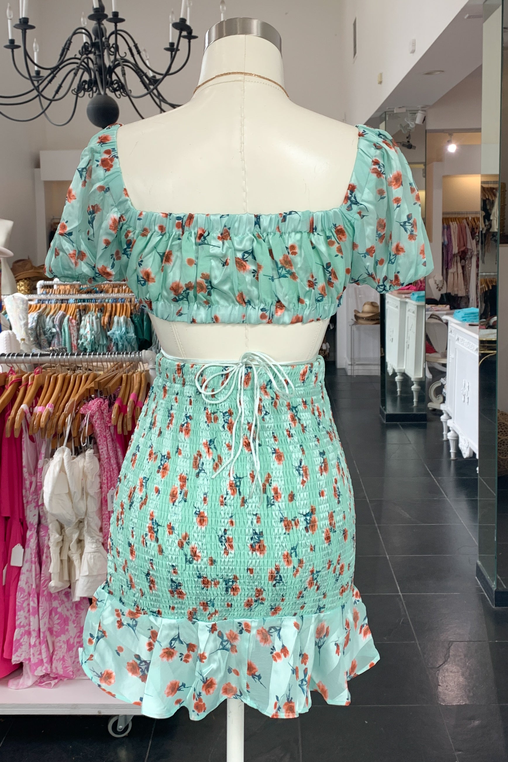 Venice Venture Dress Set-Mint