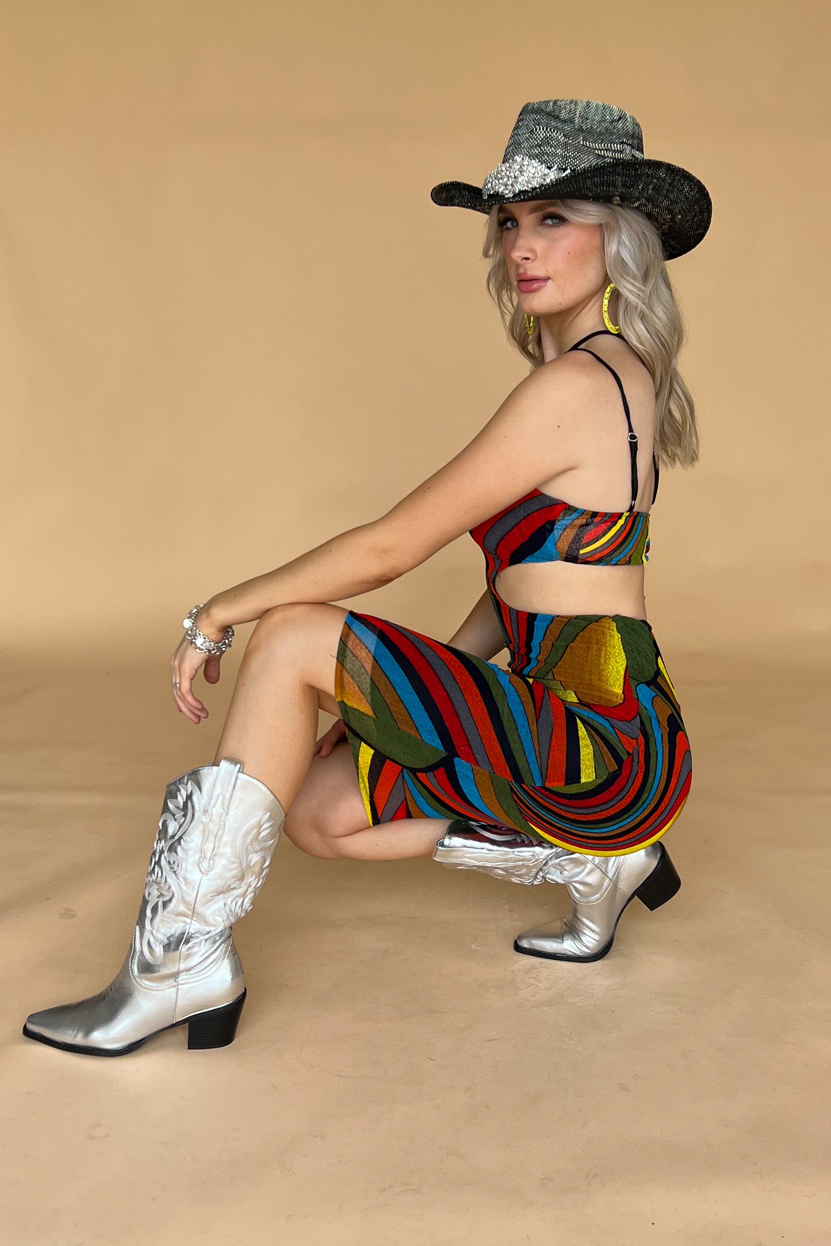 Jamaica Nights Dress-Multi