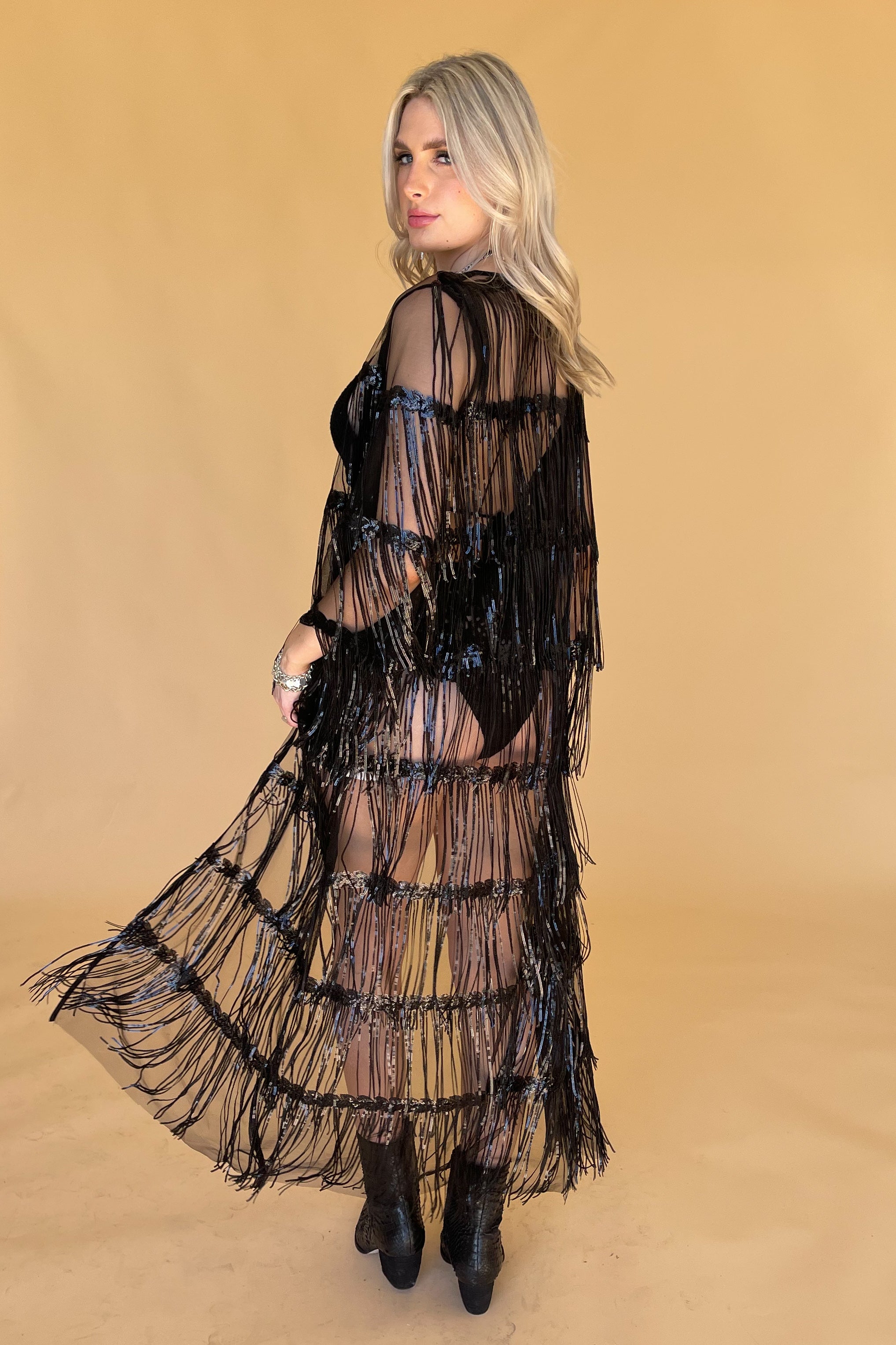 Enchanted Summer Jacket-Black