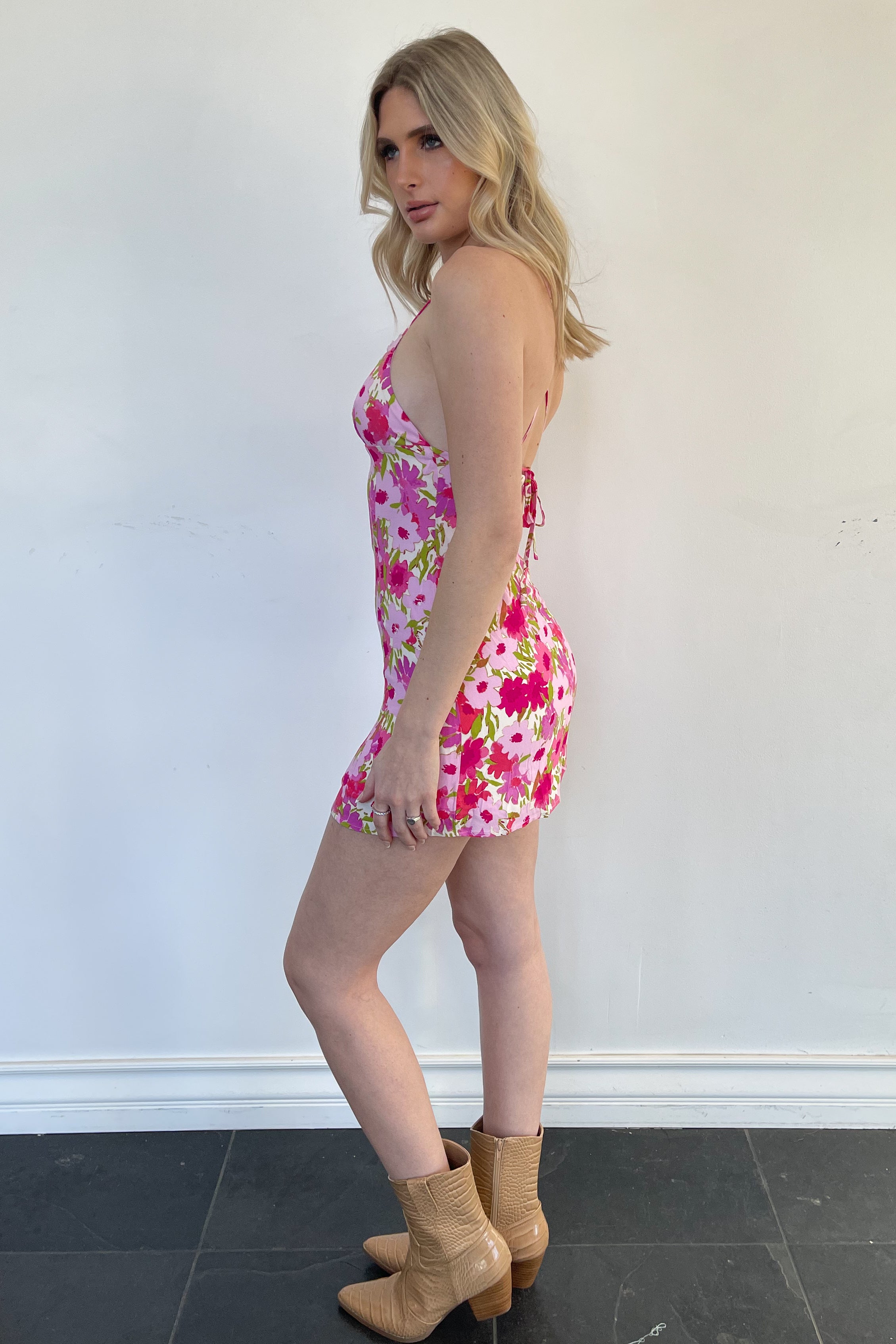 Kiss Me In Nashville Dress-Pink