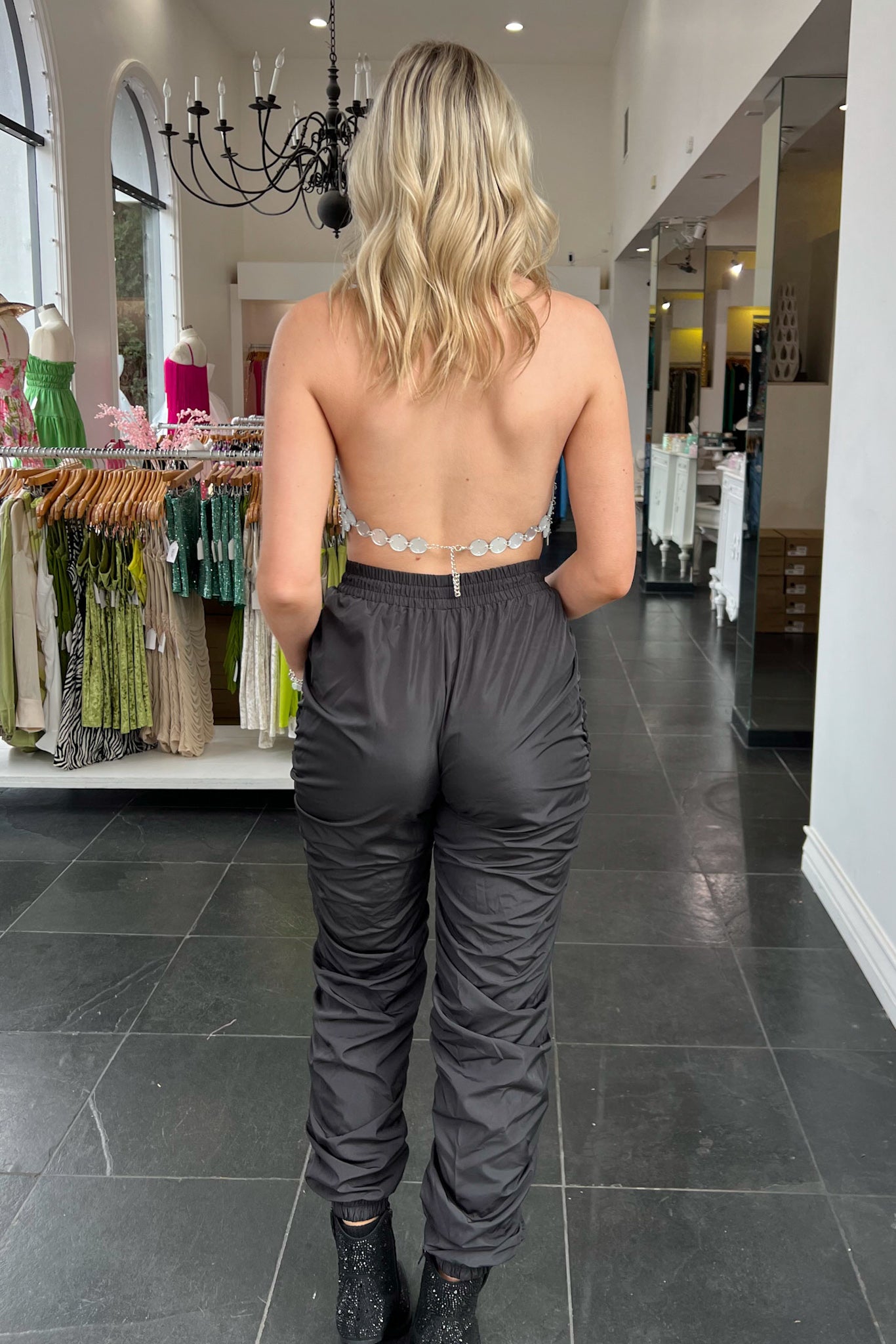 Festival Cargo Pants-Black