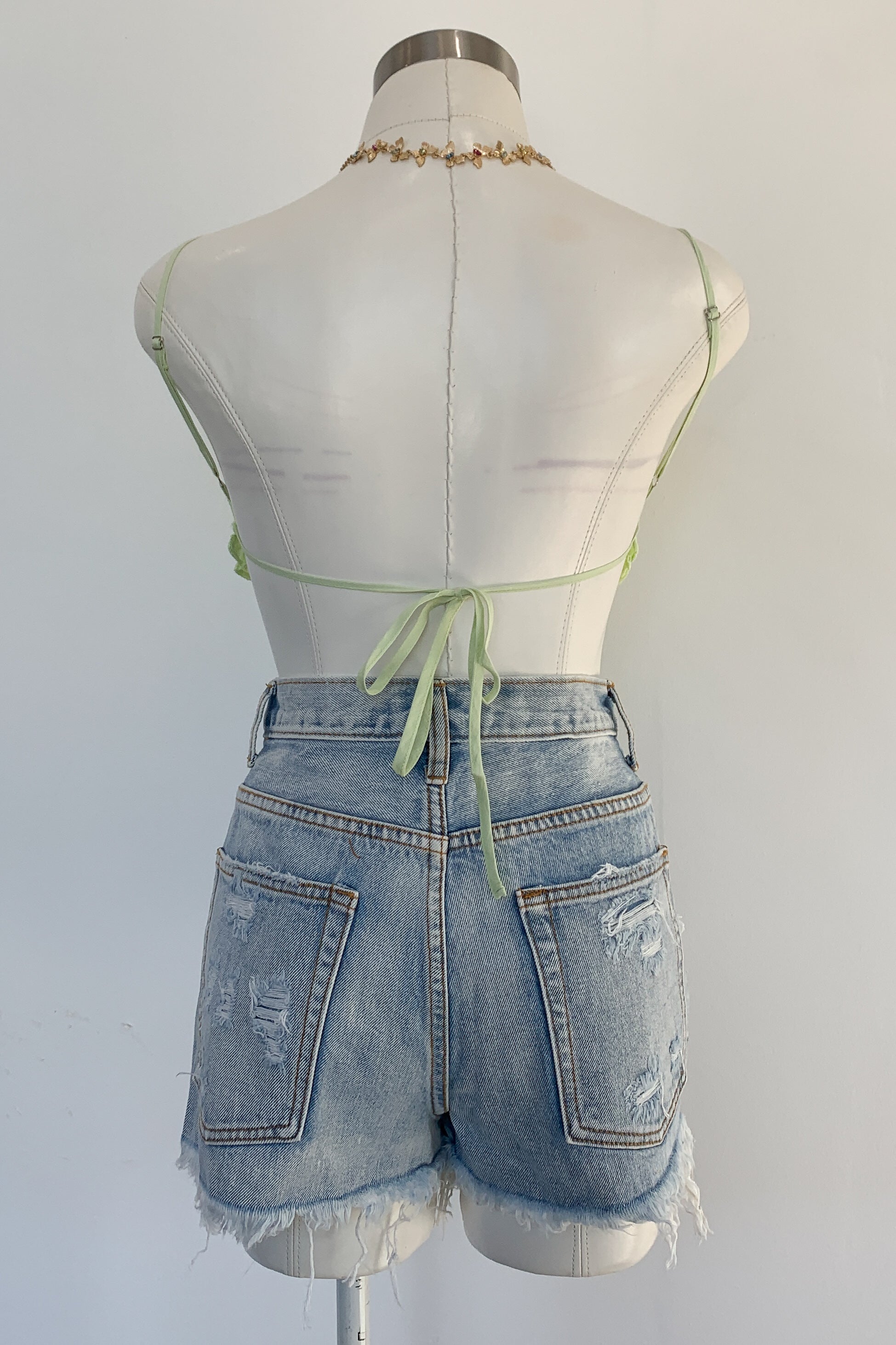 Crazy About You Top-Lime