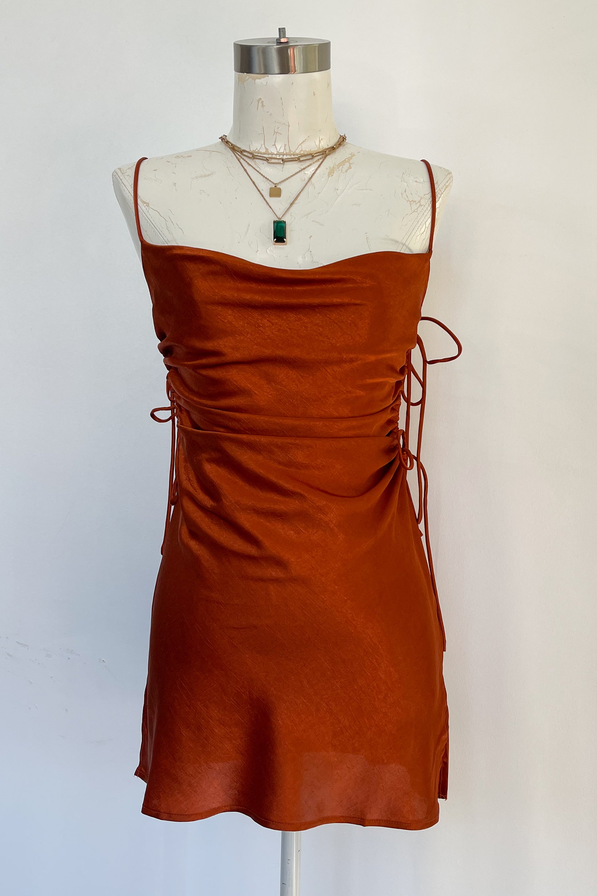 Kaia Dress-Copper