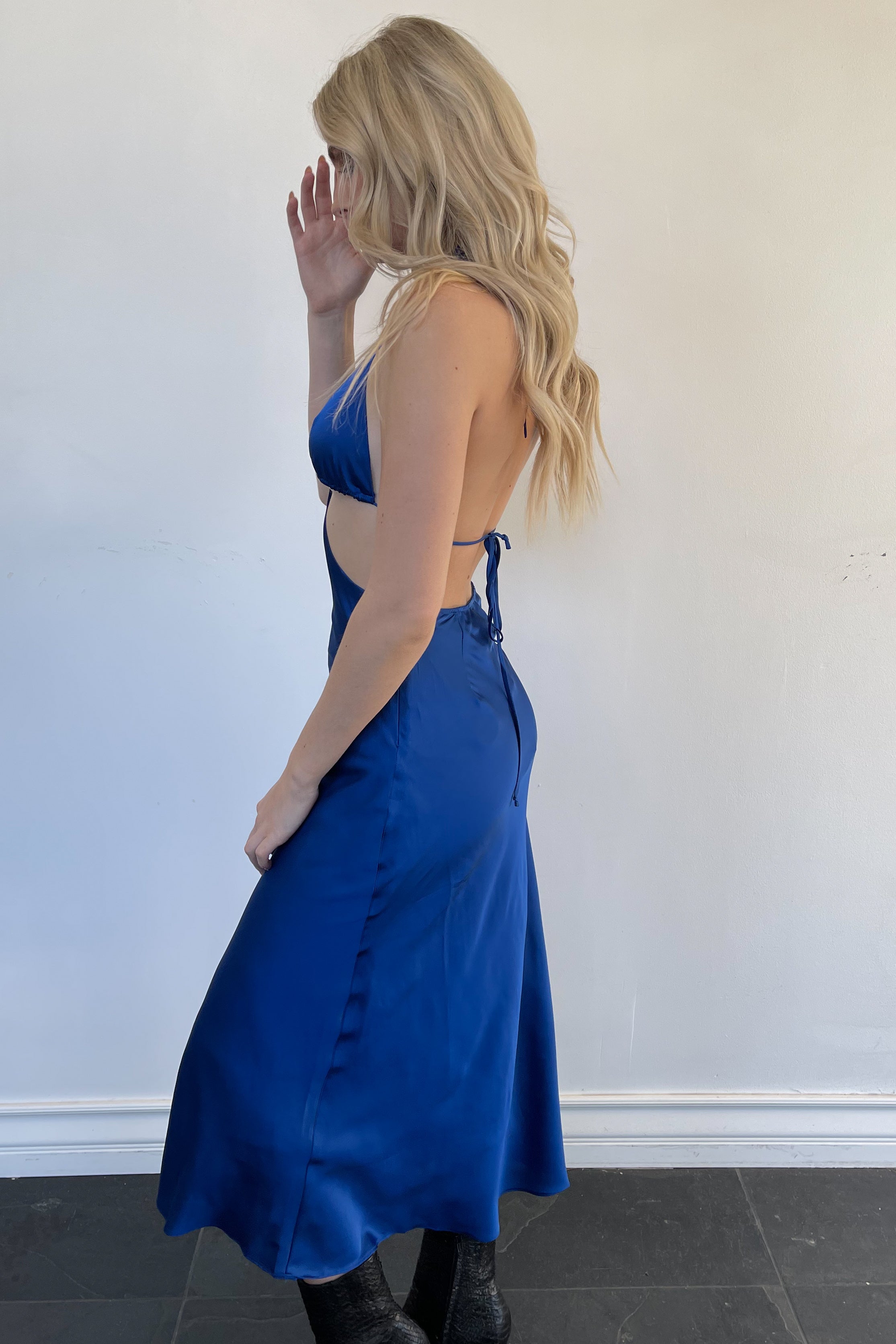 Punta Cana Maxi Dress-Cobalt
