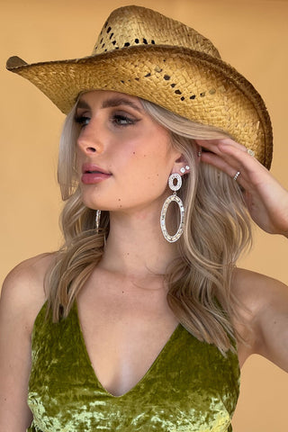 Heart Of Glass Cowgirl Hat-Ivory