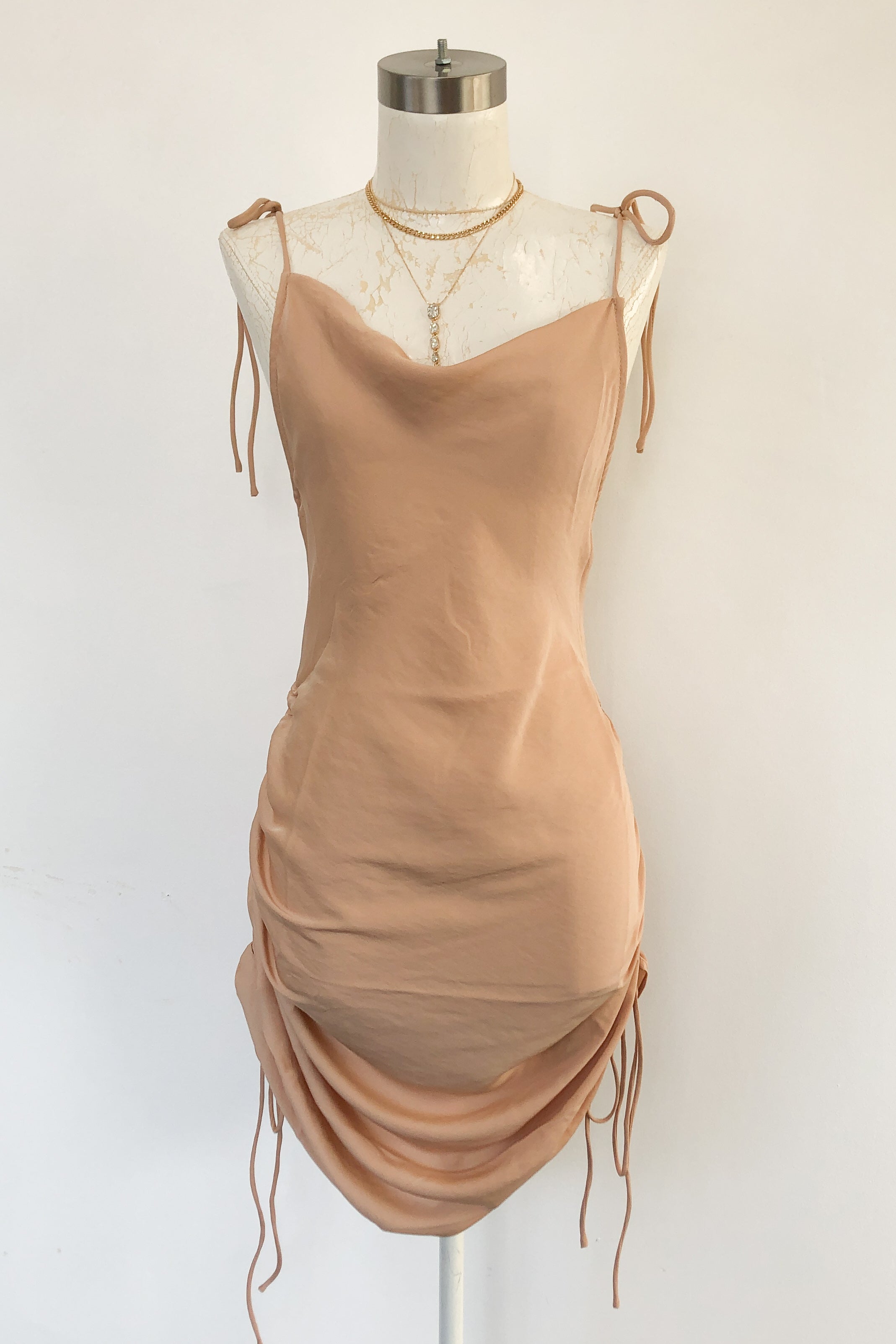 Three Way Dress-Champagne