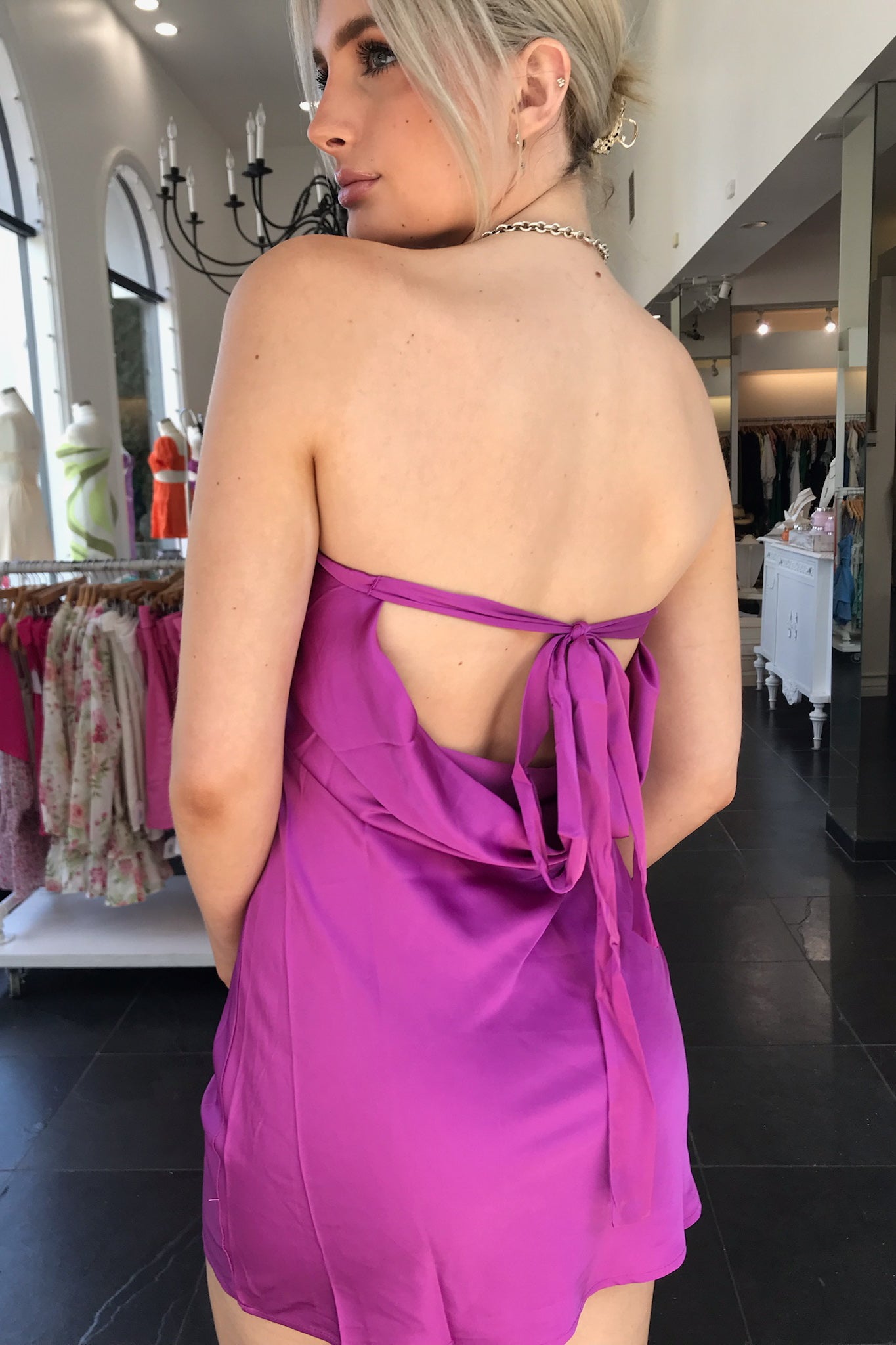 Chrishell Dress-Orchid
