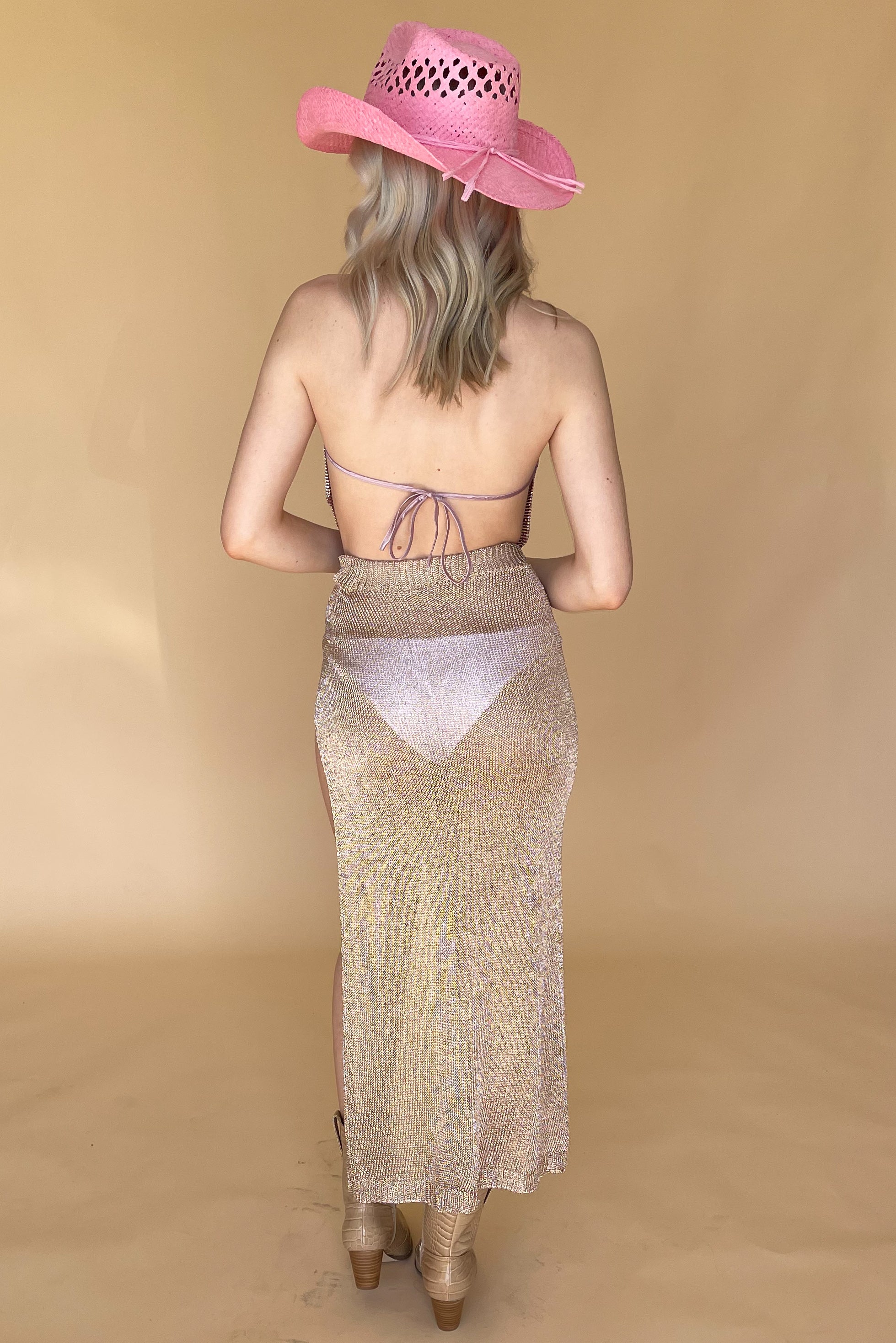 Desert Mirage Skirt-Rose Gold