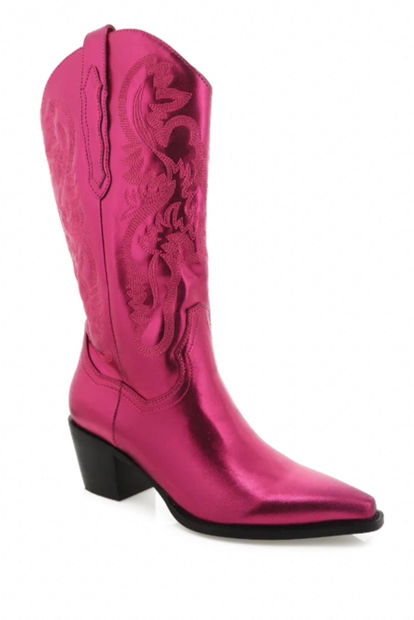 Billini Danilo Western Boot-Fuchsia Metallic