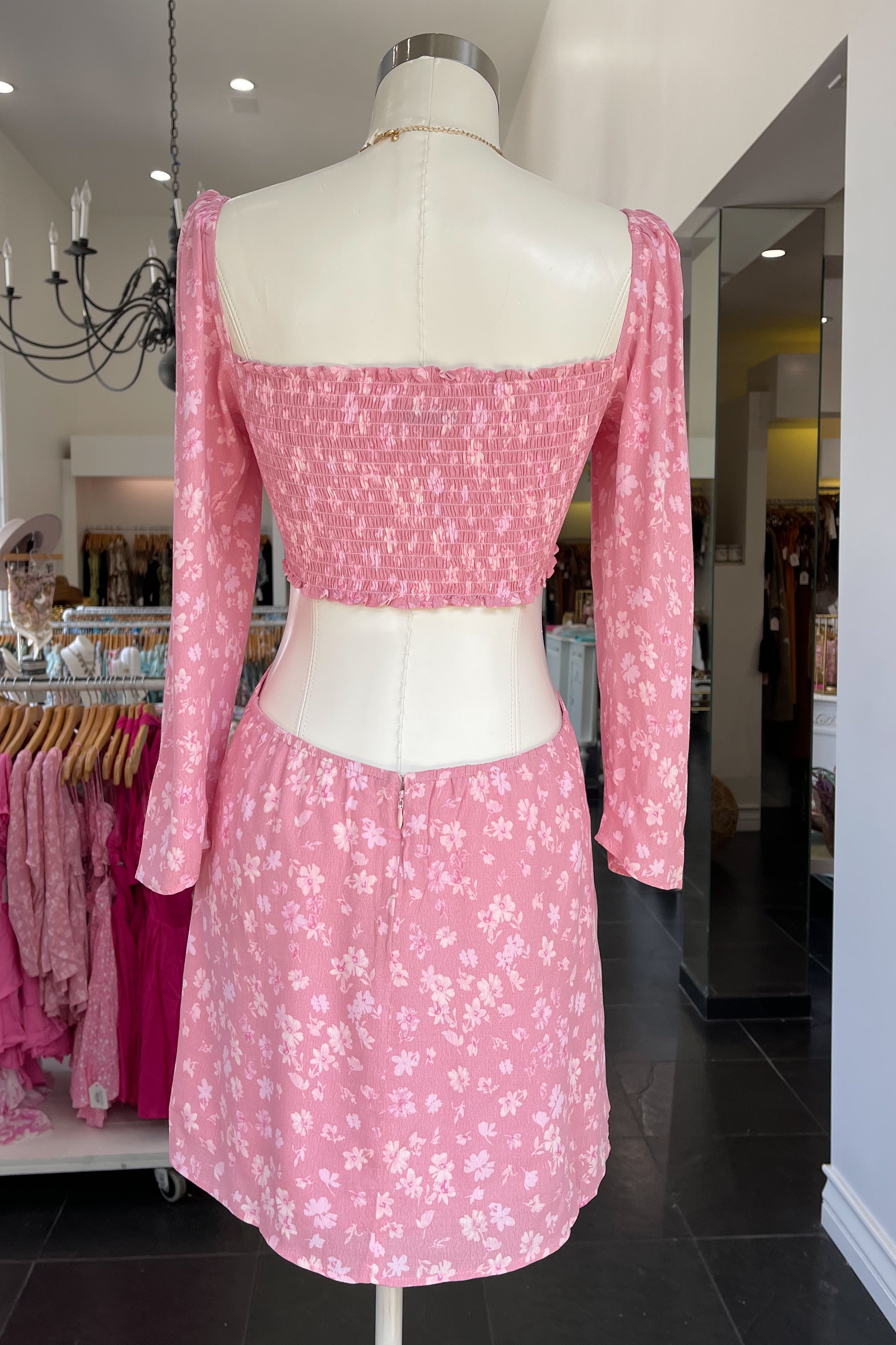 Shape Of You Dress-Pink