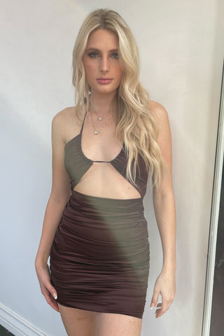 Dream In Color Mini Dress-Kelly